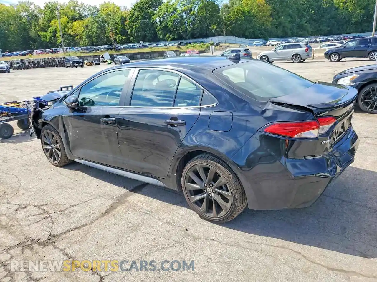 2 fotografías del automóvil dañado 5YFS4MCE8RP179595 TOYOTA COROLLA 2024