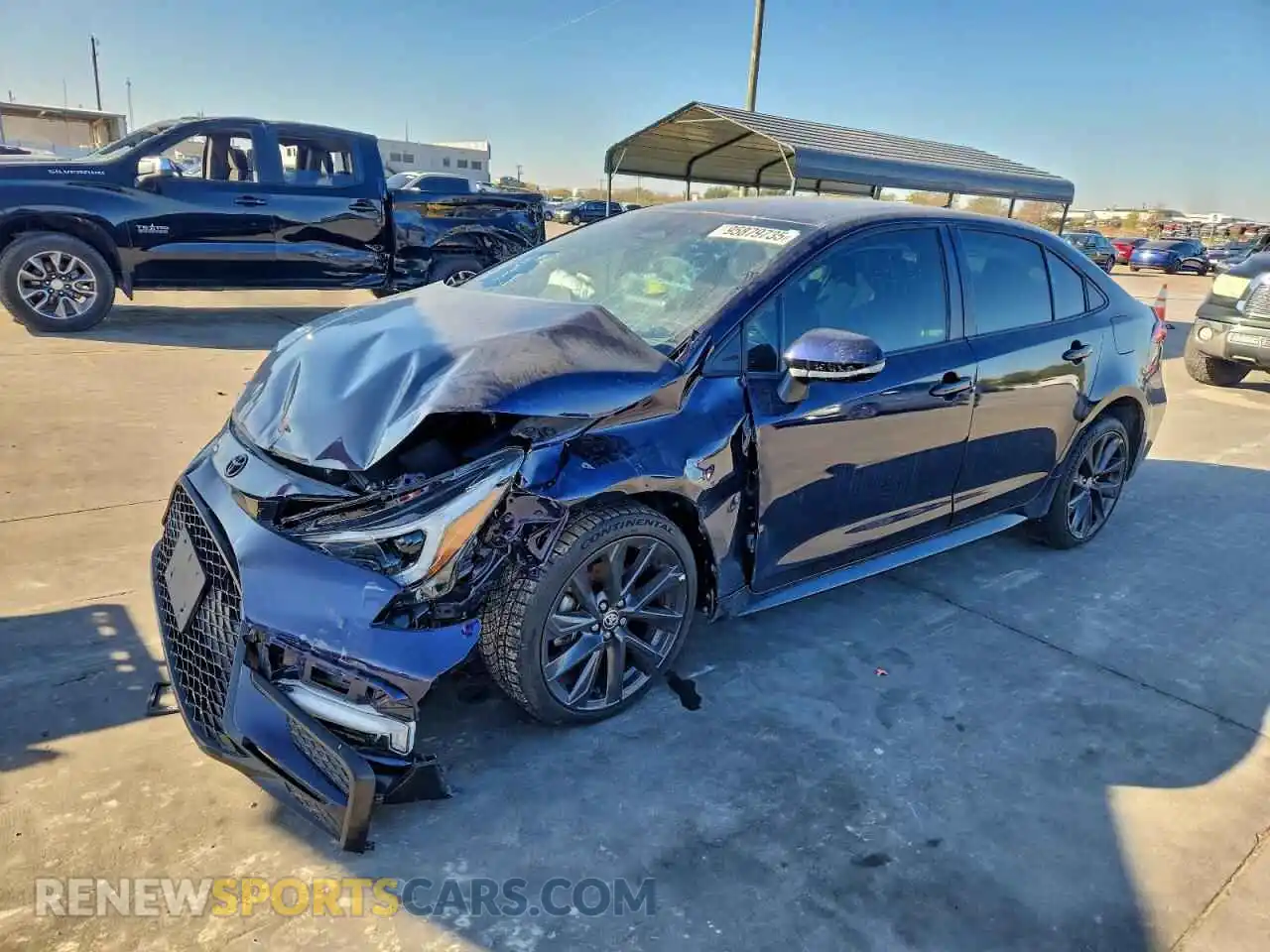 1 Photograph of a damaged car 5YFS4MCE8RP183324 TOYOTA COROLLA 2024