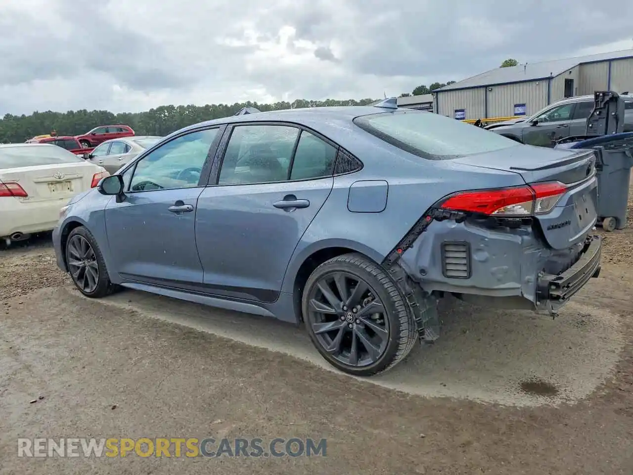 2 fotografías del automóvil dañado 5YFS4MCE8RP191455 TOYOTA COROLLA 2024