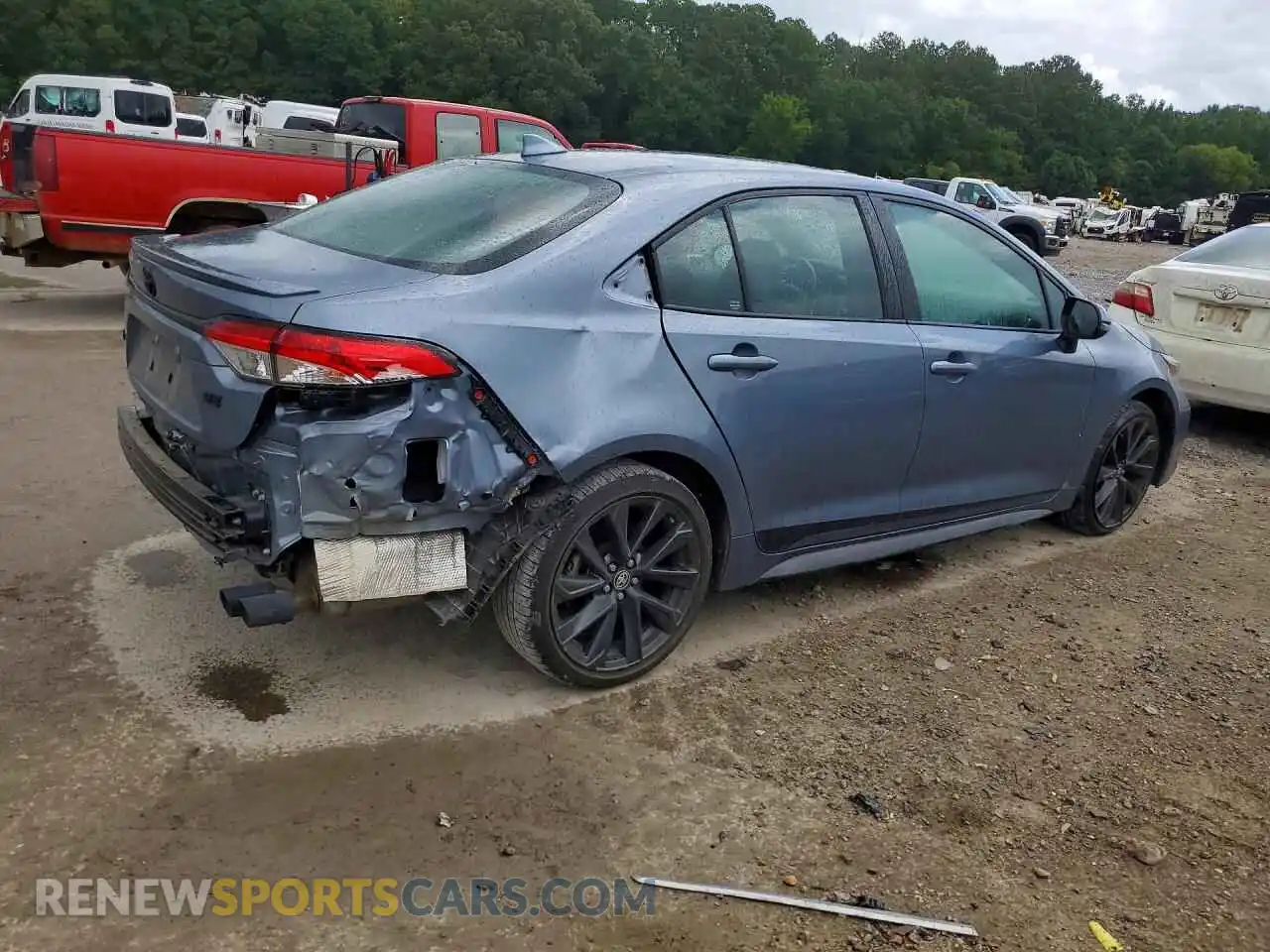 3 fotografías del automóvil dañado 5YFS4MCE8RP191455 TOYOTA COROLLA 2024