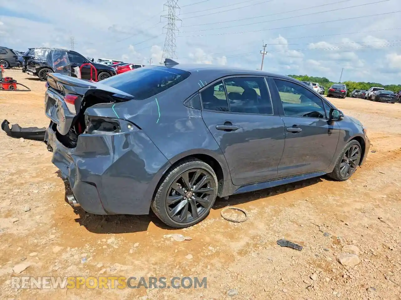 3 fotografías del automóvil dañado 5YFS4MCE9RP181663 TOYOTA COROLLA 2024
