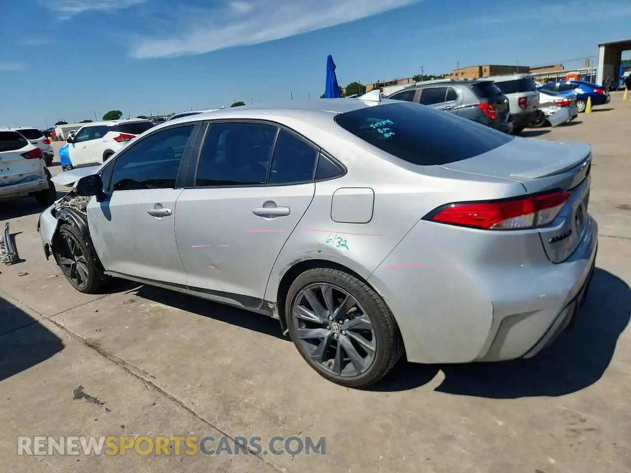 2 Photograph of a damaged car 5YFS4MCE9RP186099 TOYOTA COROLLA 2024
