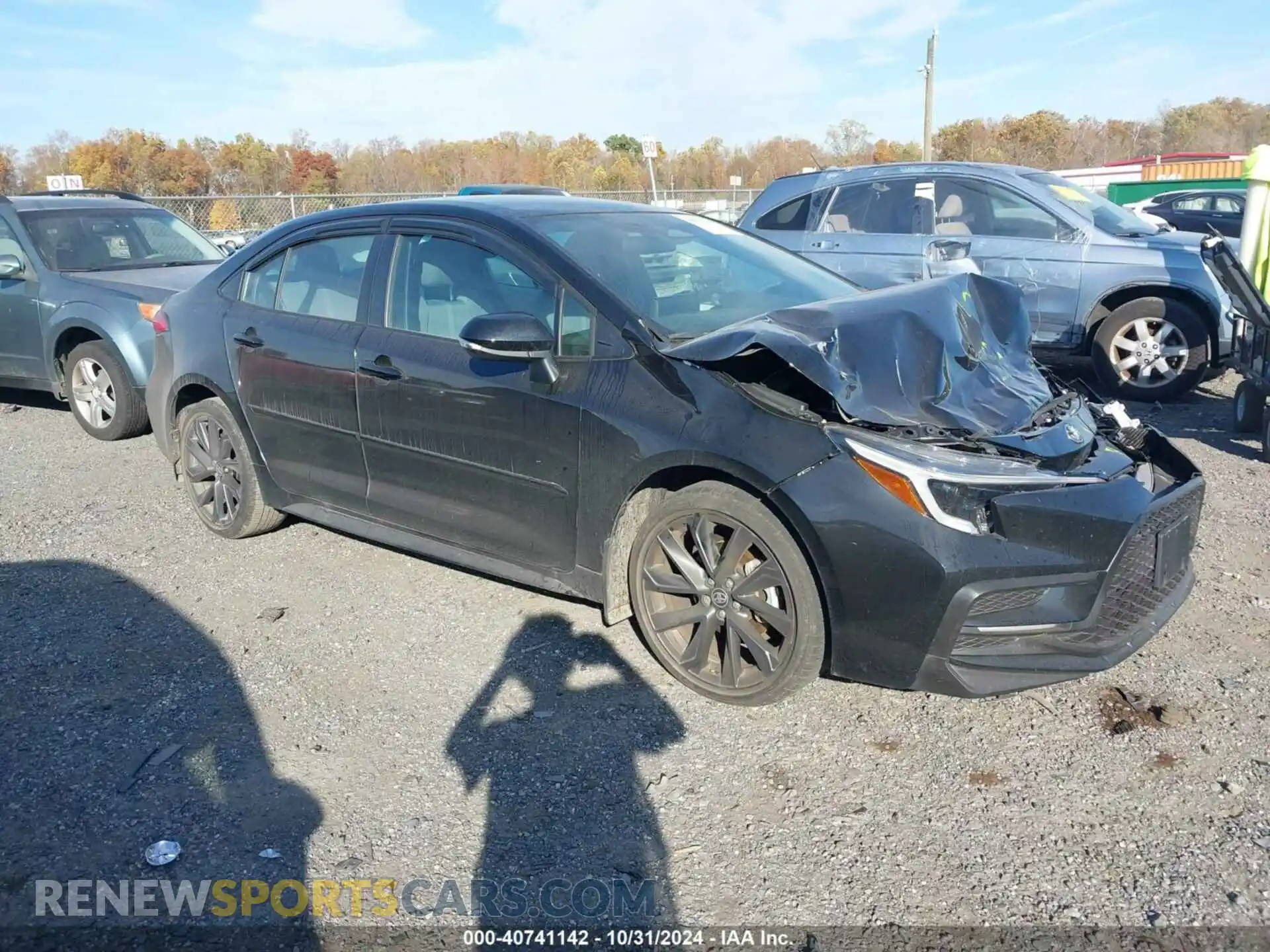1 Photograph of a damaged car 5YFS4MCEXRP176598 TOYOTA COROLLA 2024