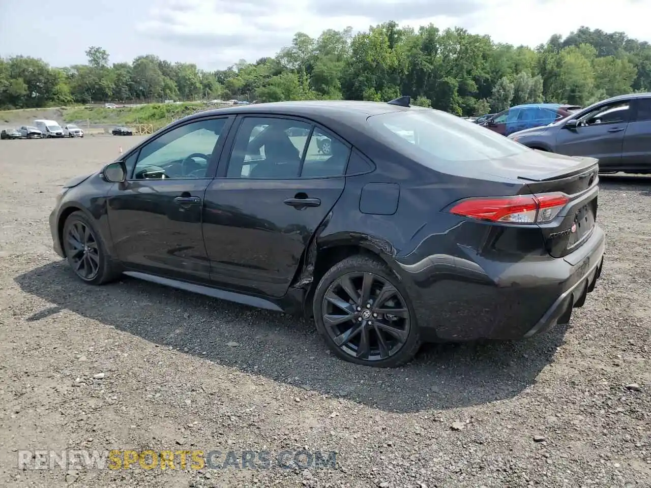 2 fotografías del automóvil dañado 5YFS4MCEXRP178819 TOYOTA COROLLA 2024