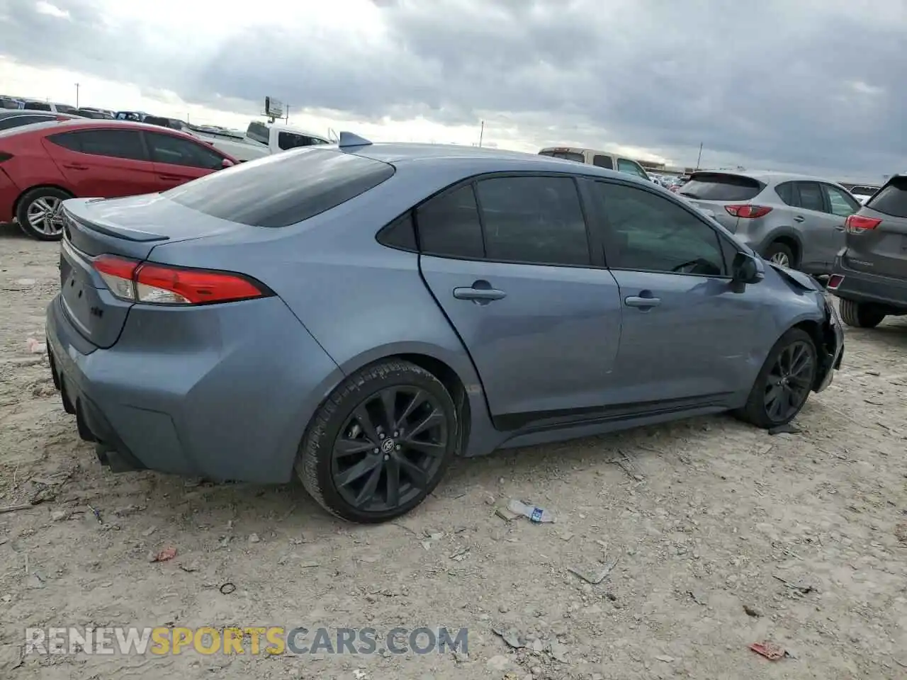 3 fotografías del automóvil dañado 5YFS4MCEXRP187942 TOYOTA COROLLA 2024