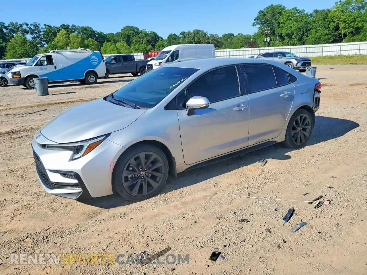1 Photograph of a damaged car 5YFS4MCEXRP194907 TOYOTA COROLLA 2024