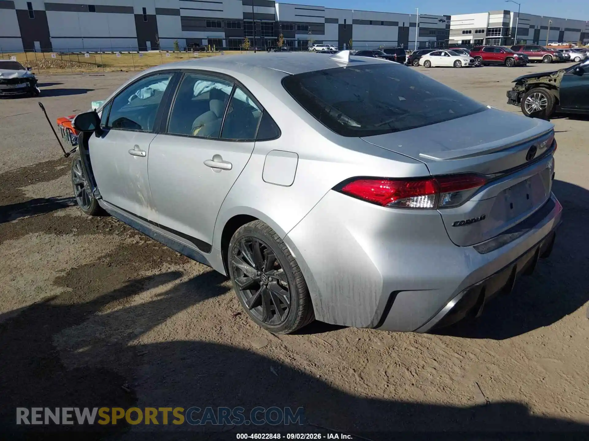 3 fotografías del automóvil dañado 5YFS4MCEXRP202245 TOYOTA COROLLA 2024