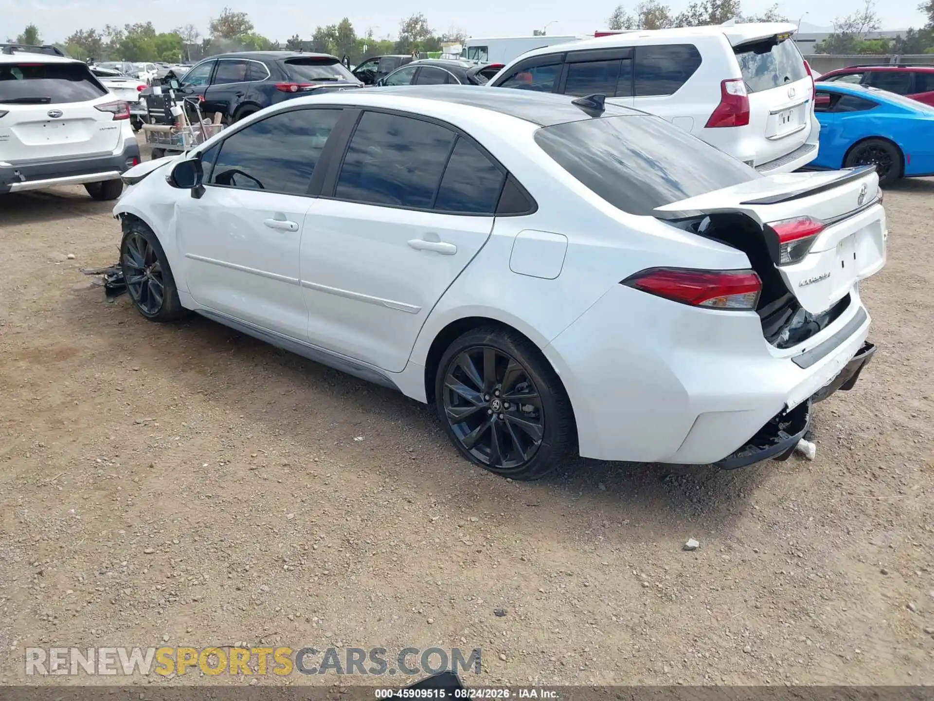 3 fotografías del automóvil dañado 5YFT4MCE2RP191987 TOYOTA COROLLA 2024