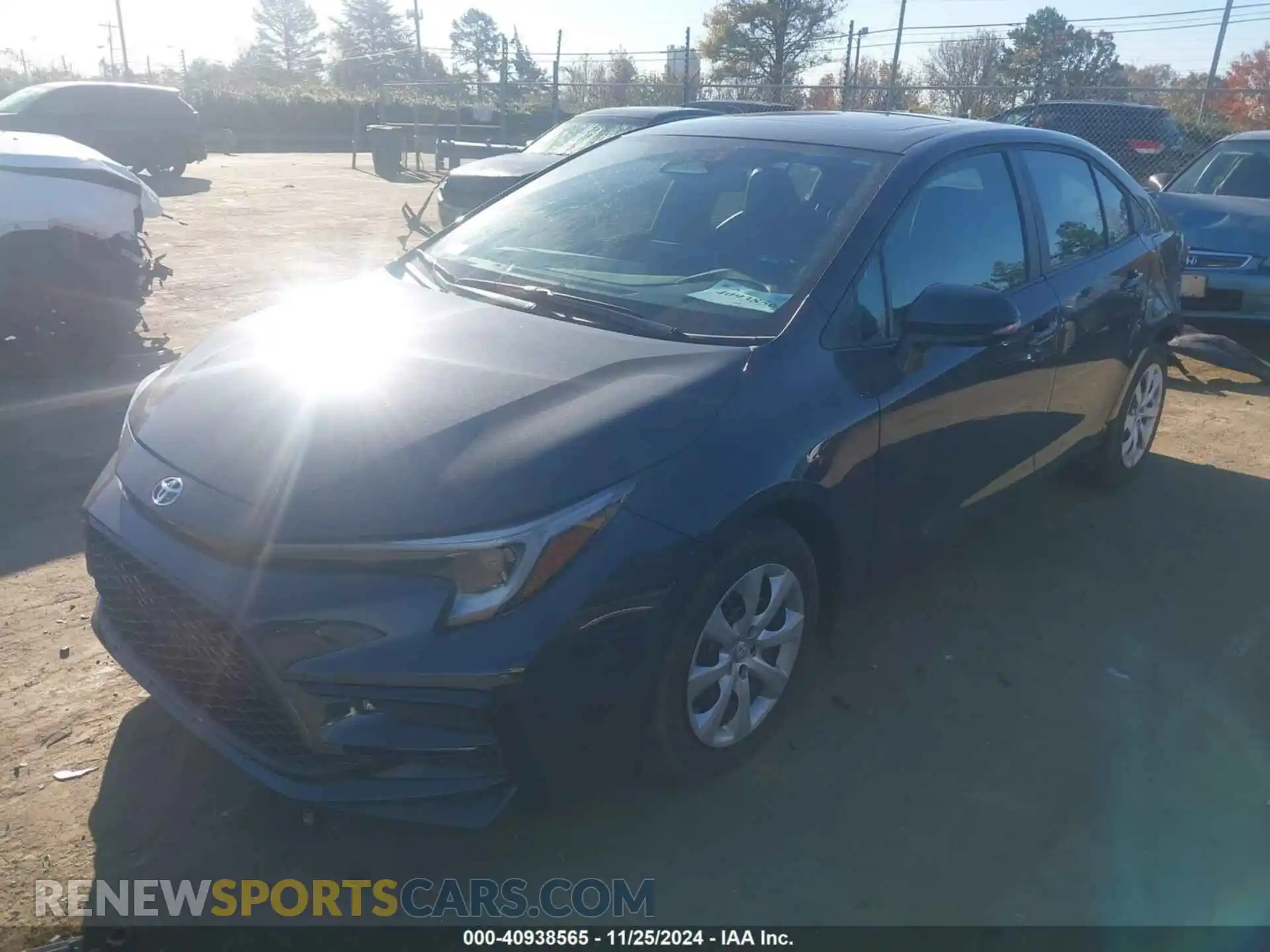 2 fotografías del automóvil dañado 5YFT4MCE7RP191273 TOYOTA COROLLA 2024
