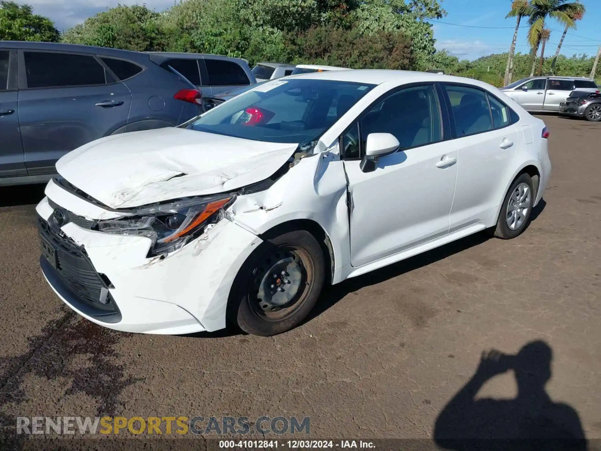 2 Photograph of a damaged car JTDB4MEE0R3019121 TOYOTA COROLLA 2024