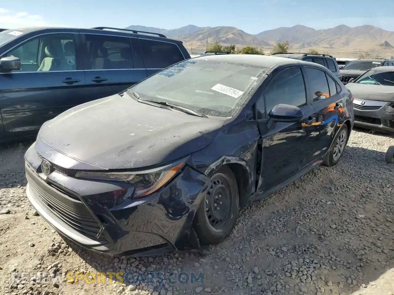 1 Photograph of a damaged car JTDB4MEE0RJ016375 TOYOTA COROLLA 2024