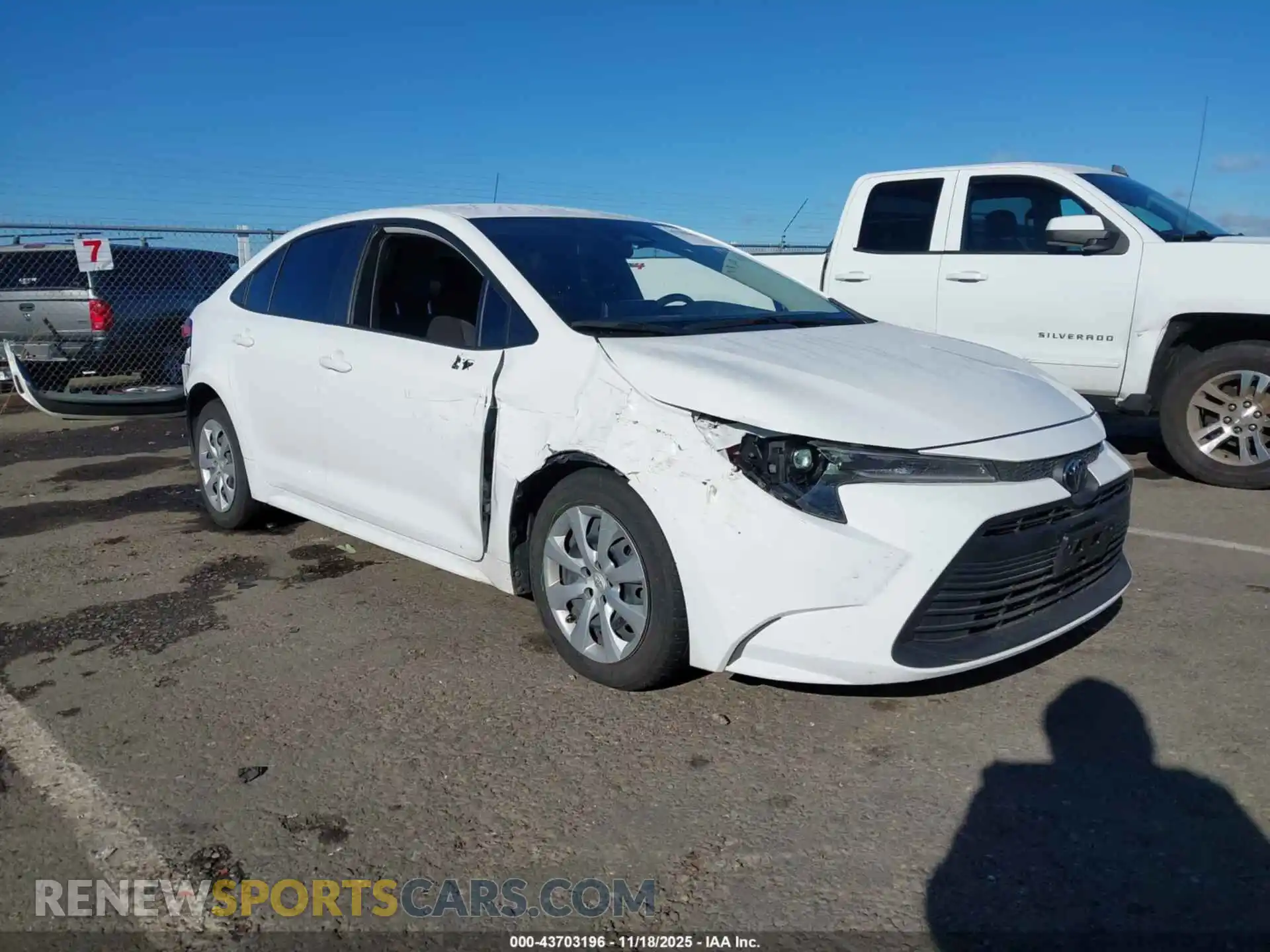 1 Photograph of a damaged car JTDB4MEE2RJ012375 TOYOTA COROLLA 2024