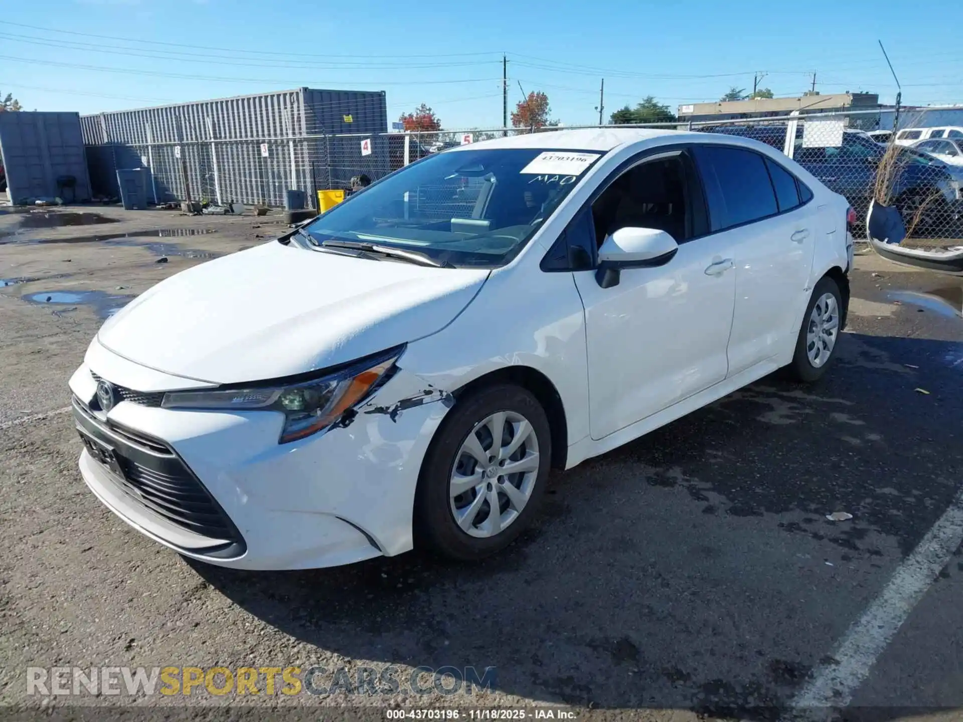 2 Photograph of a damaged car JTDB4MEE2RJ012375 TOYOTA COROLLA 2024