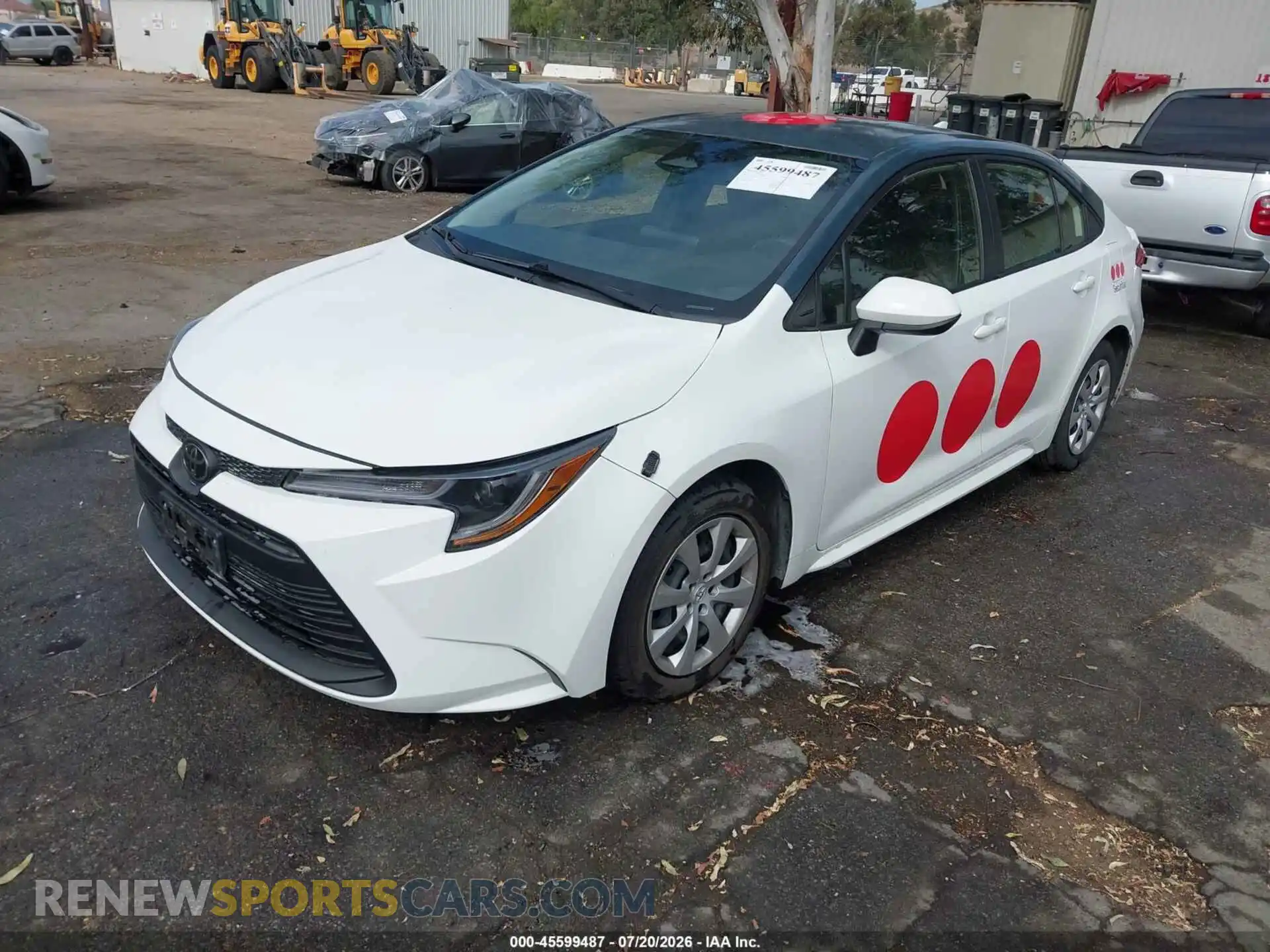 2 Photograph of a damaged car JTDB4MEE3R3024684 TOYOTA COROLLA 2024