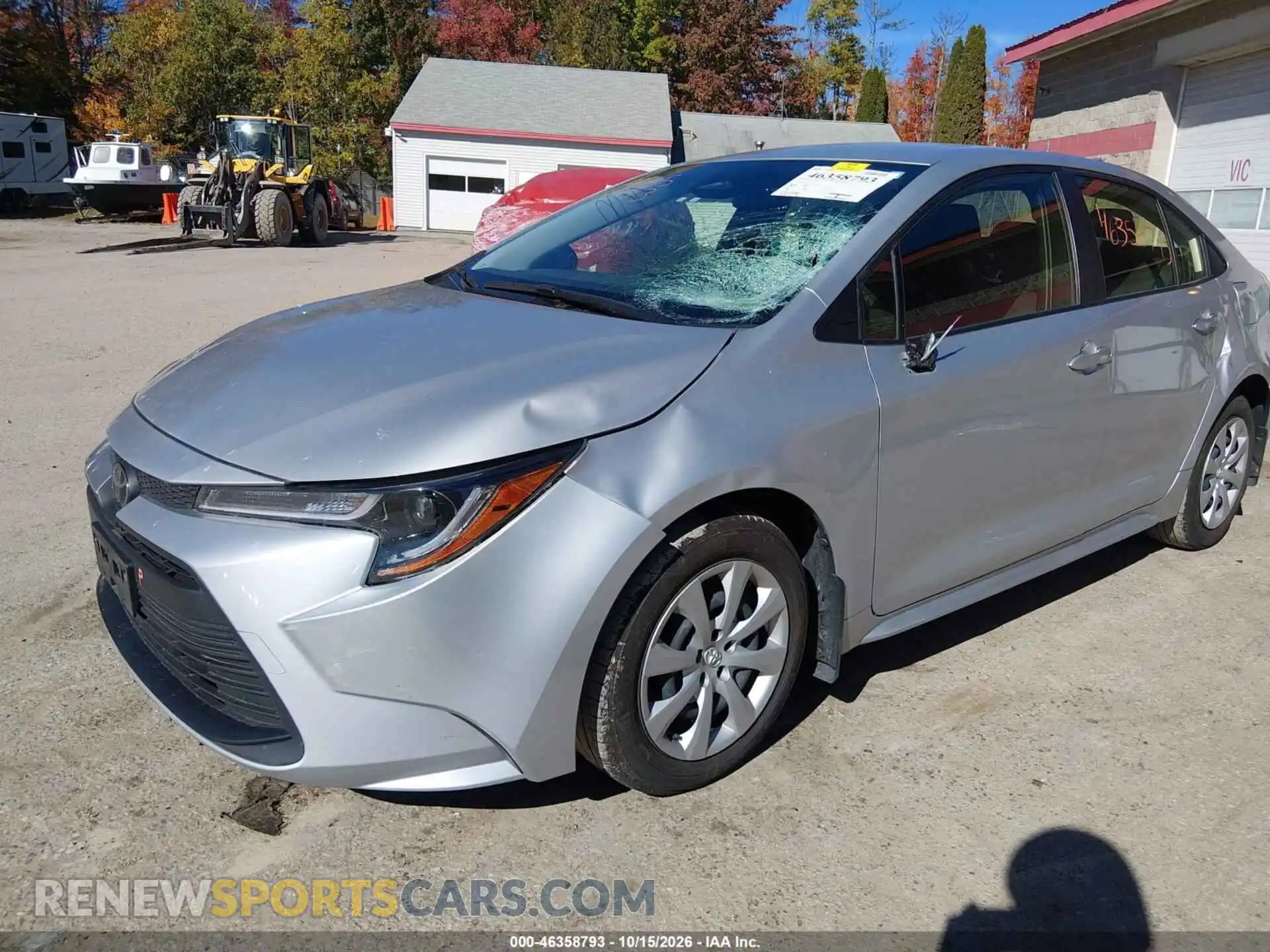 2 fotografías del automóvil dañado JTDB4MEE4R3017792 TOYOTA COROLLA 2024