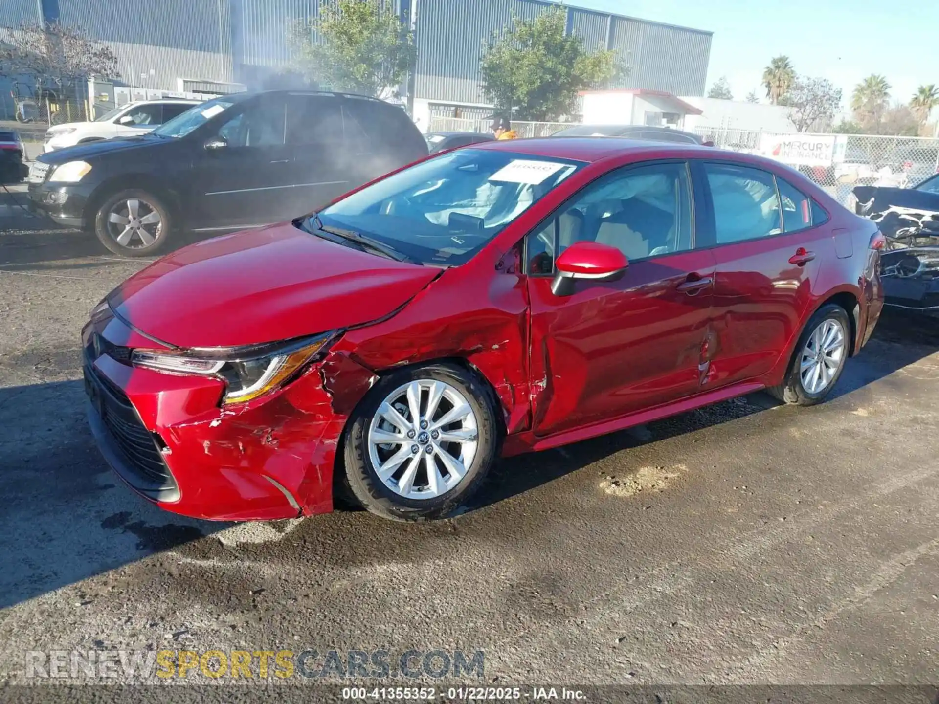 2 Photograph of a damaged car JTDB4MEE4RJ016623 TOYOTA COROLLA 2024