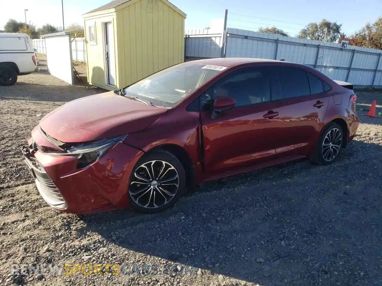 1 Photograph of a damaged car JTDB4MEE4RJ016802 TOYOTA COROLLA 2024