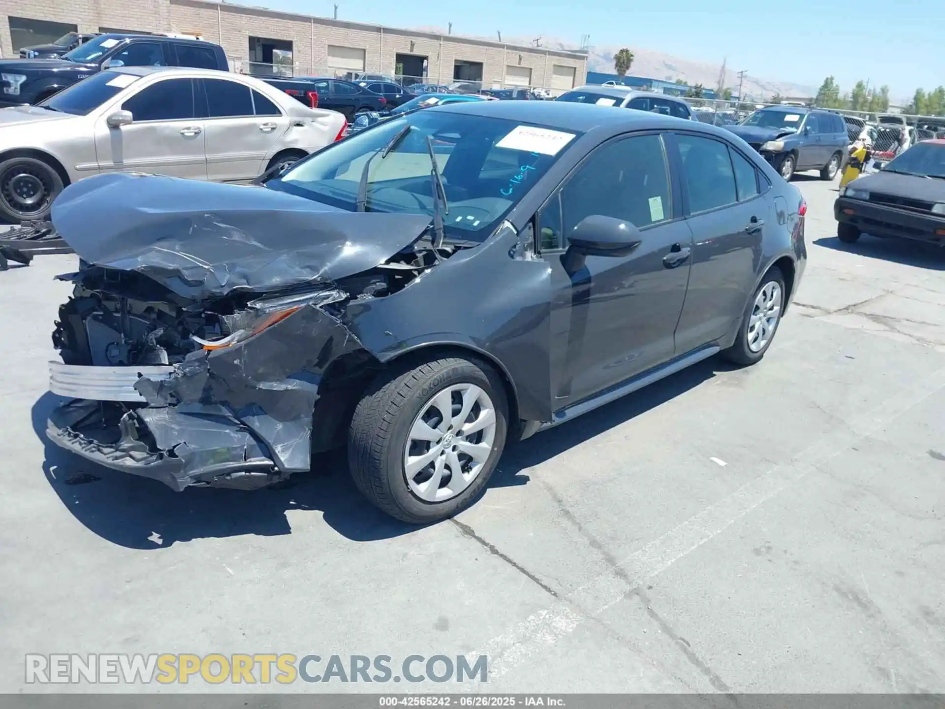2 Photograph of a damaged car JTDB4MEE7R3021769 TOYOTA COROLLA 2024