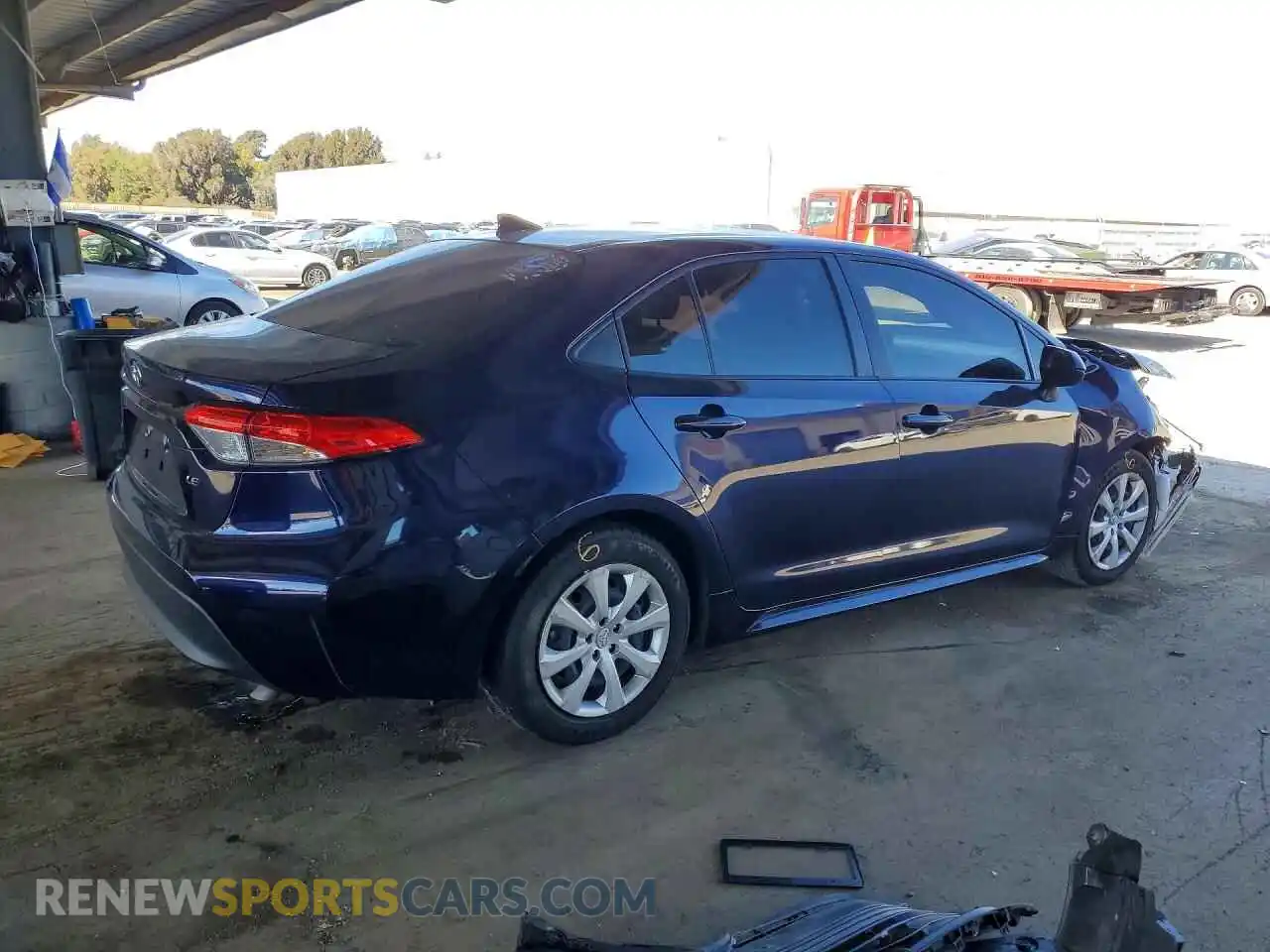 3 Фотография поврежденного автомобиля JTDB4MEE7RJ013702 TOYOTA COROLLA 2024