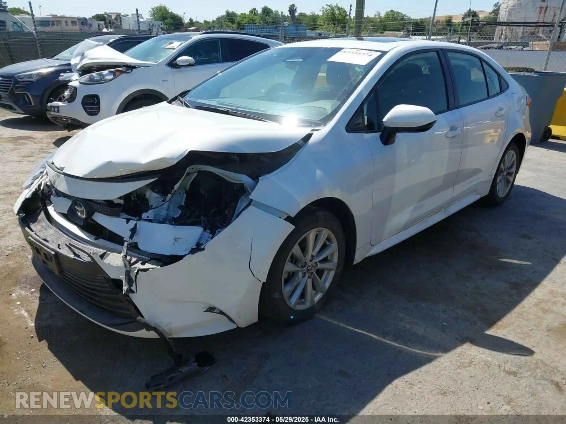 2 Photograph of a damaged car JTDB4MEEXR3024245 TOYOTA COROLLA 2024