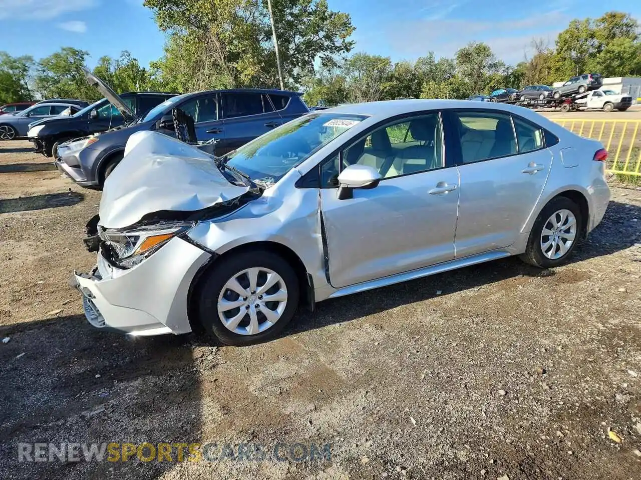 1 fotografías del automóvil dañado JTDBCMFE5R3036062 TOYOTA COROLLA 2024