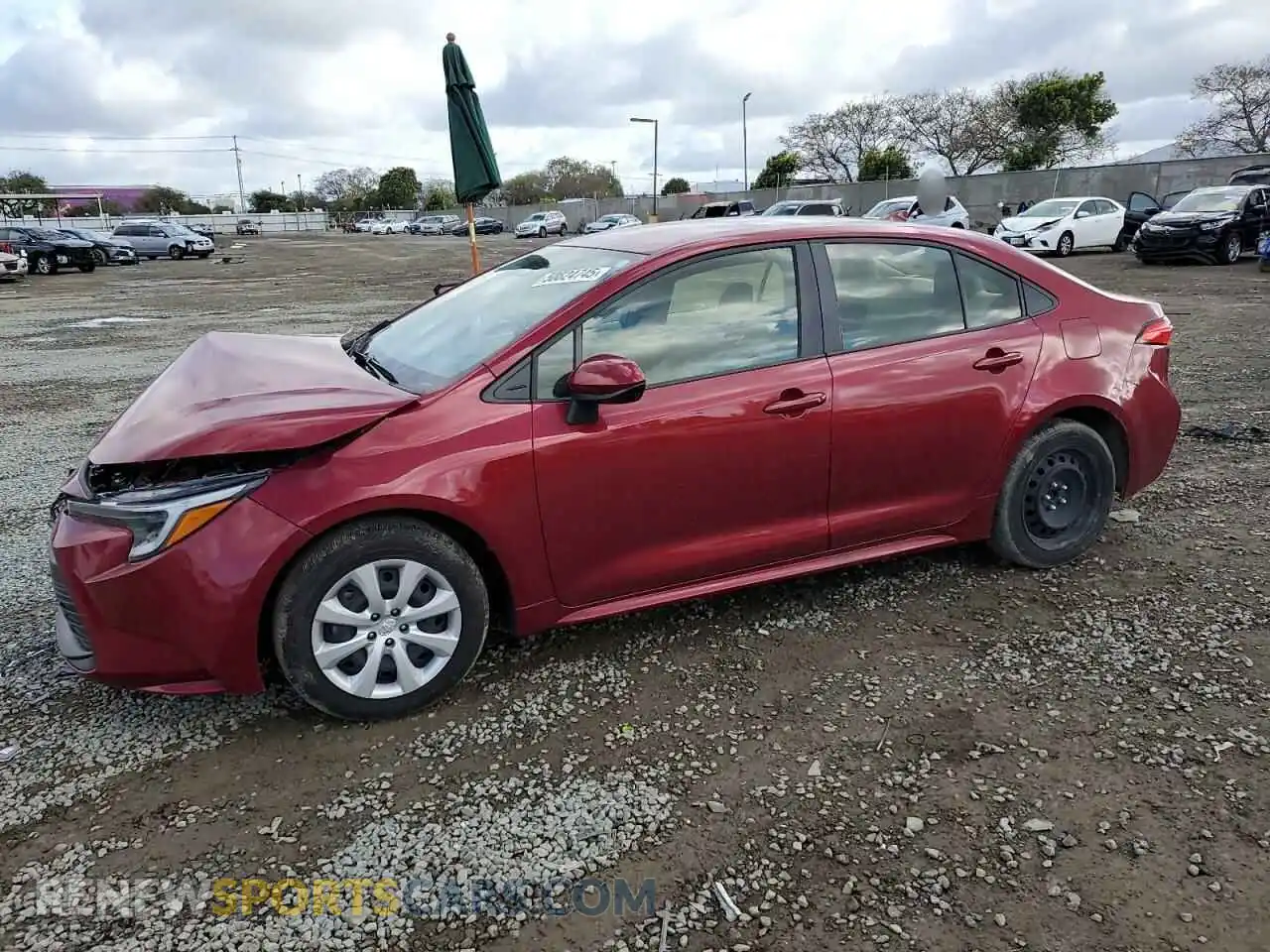 1 fotografías del automóvil dañado JTDBCMFE6RJ022828 TOYOTA COROLLA 2024