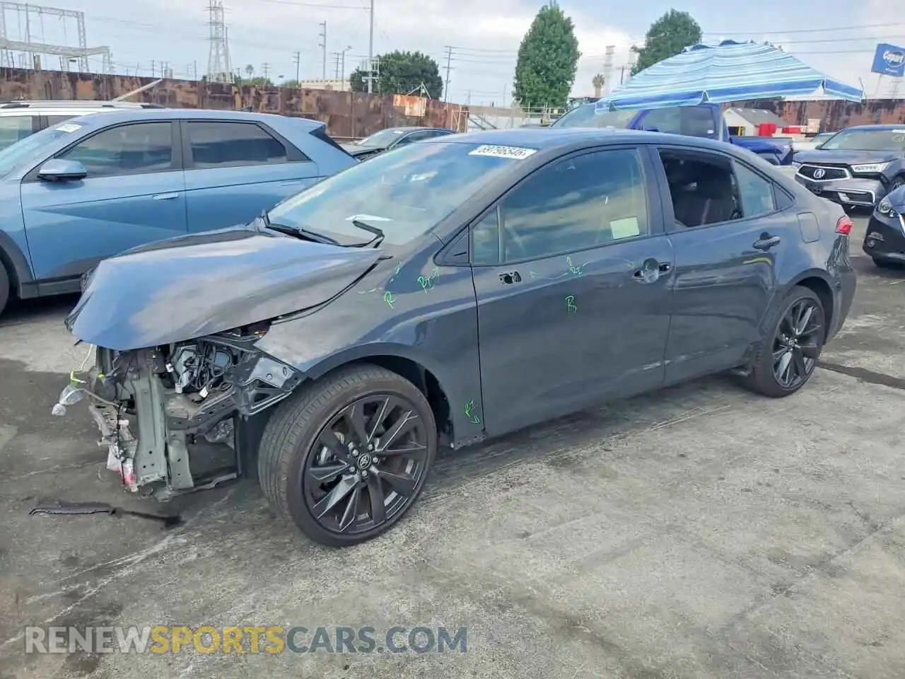 1 fotografías del automóvil dañado JTDBCMFEXR3045372 TOYOTA COROLLA 2024