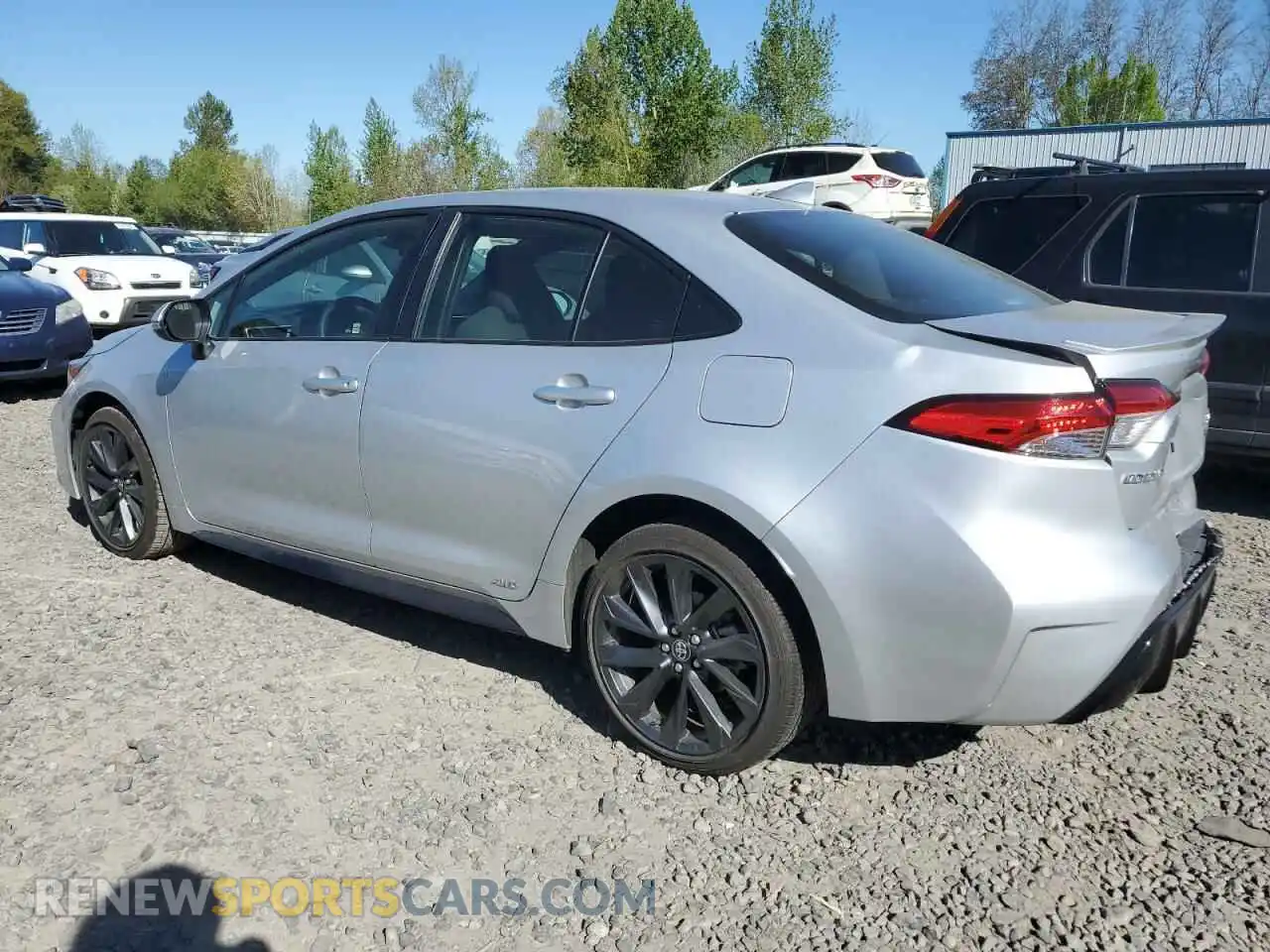 2 fotografías del automóvil dañado JTDBDMHE0RJ005842 TOYOTA COROLLA 2024