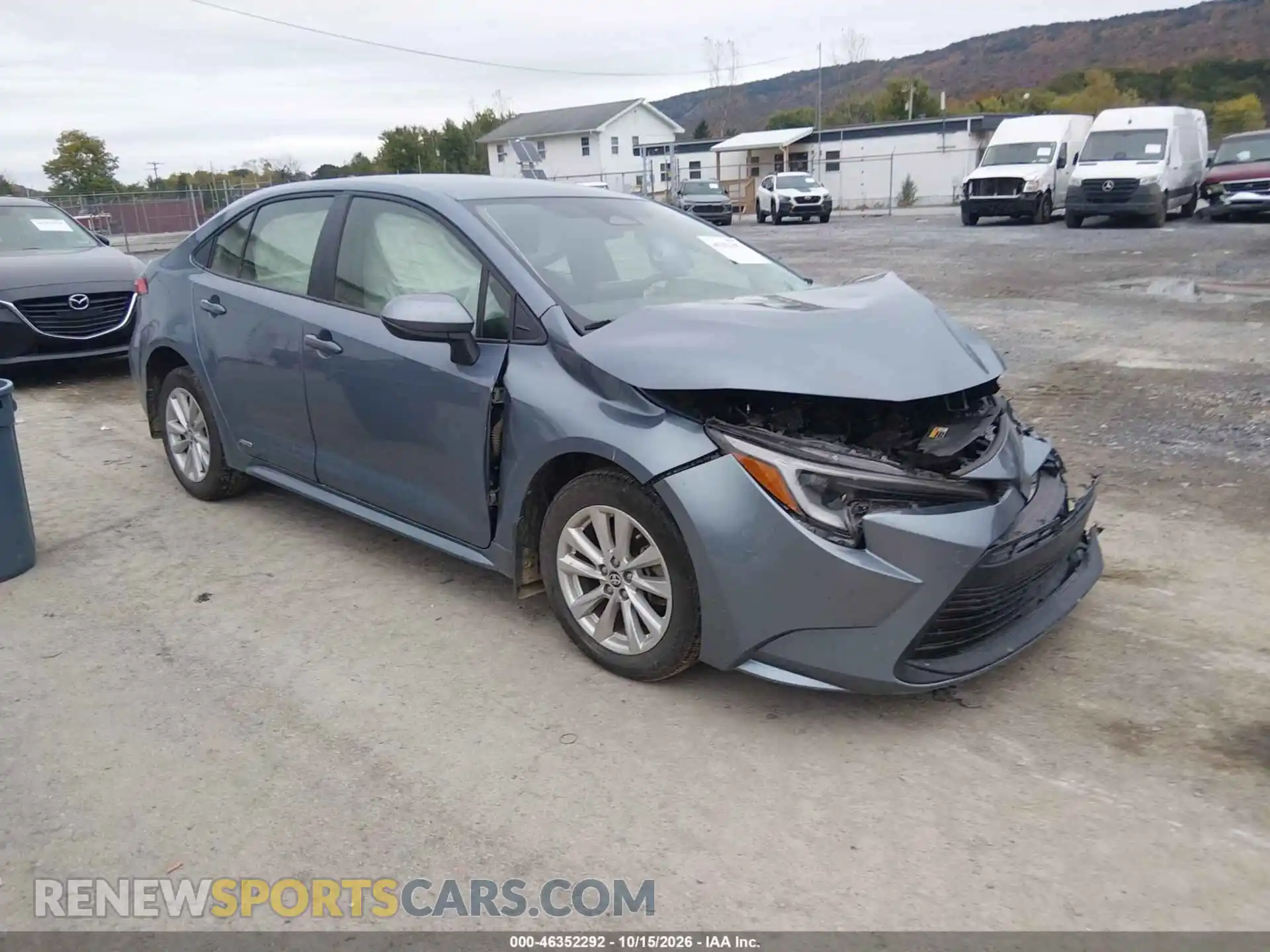1 Photograph of a damaged car JTDBDMHE0RJ007137 TOYOTA COROLLA 2024