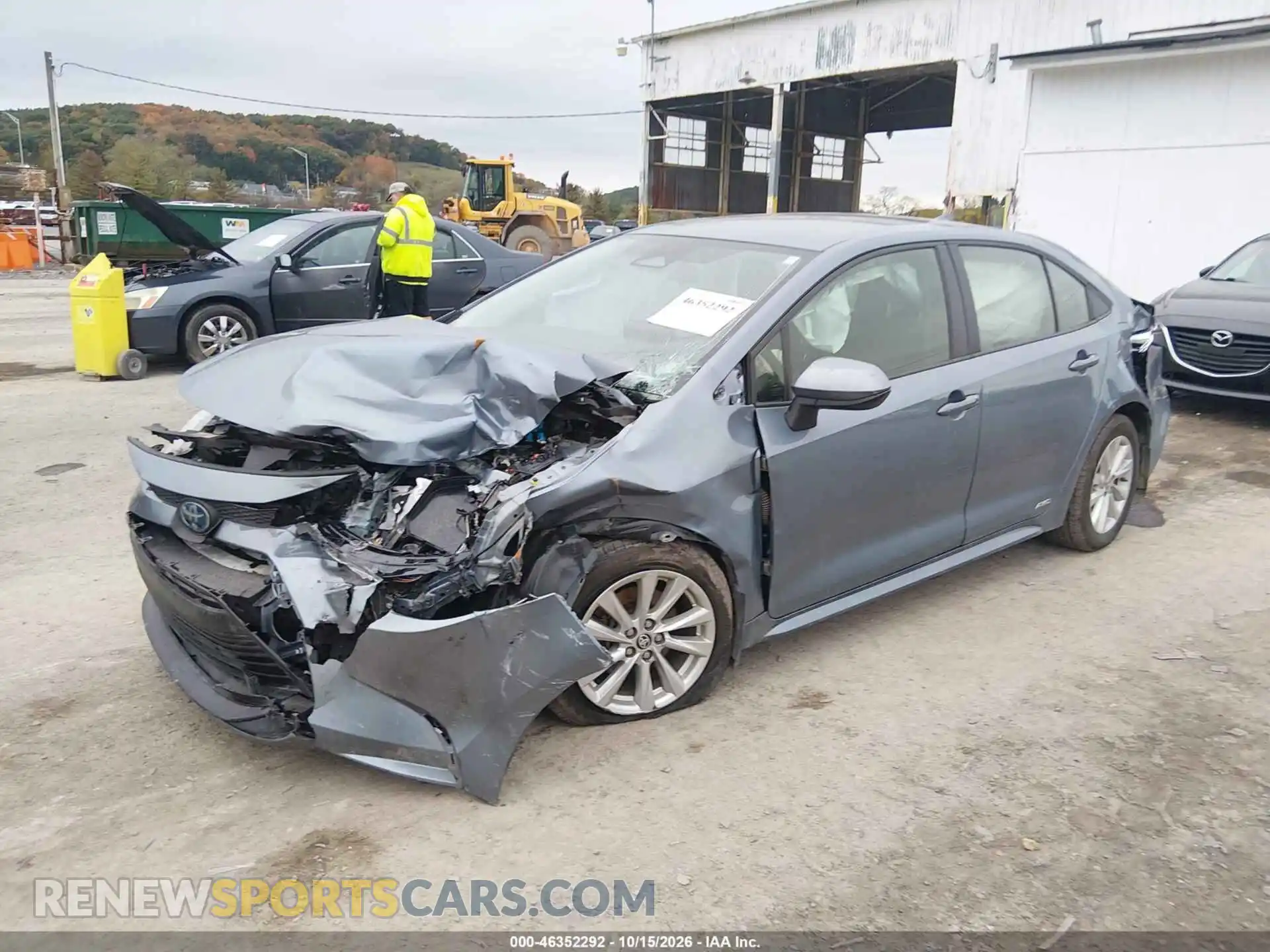 2 Photograph of a damaged car JTDBDMHE0RJ007137 TOYOTA COROLLA 2024