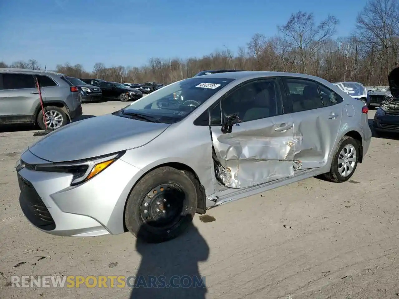 1 Photograph of a damaged car JTDBDMHE1RJ010645 TOYOTA COROLLA 2024