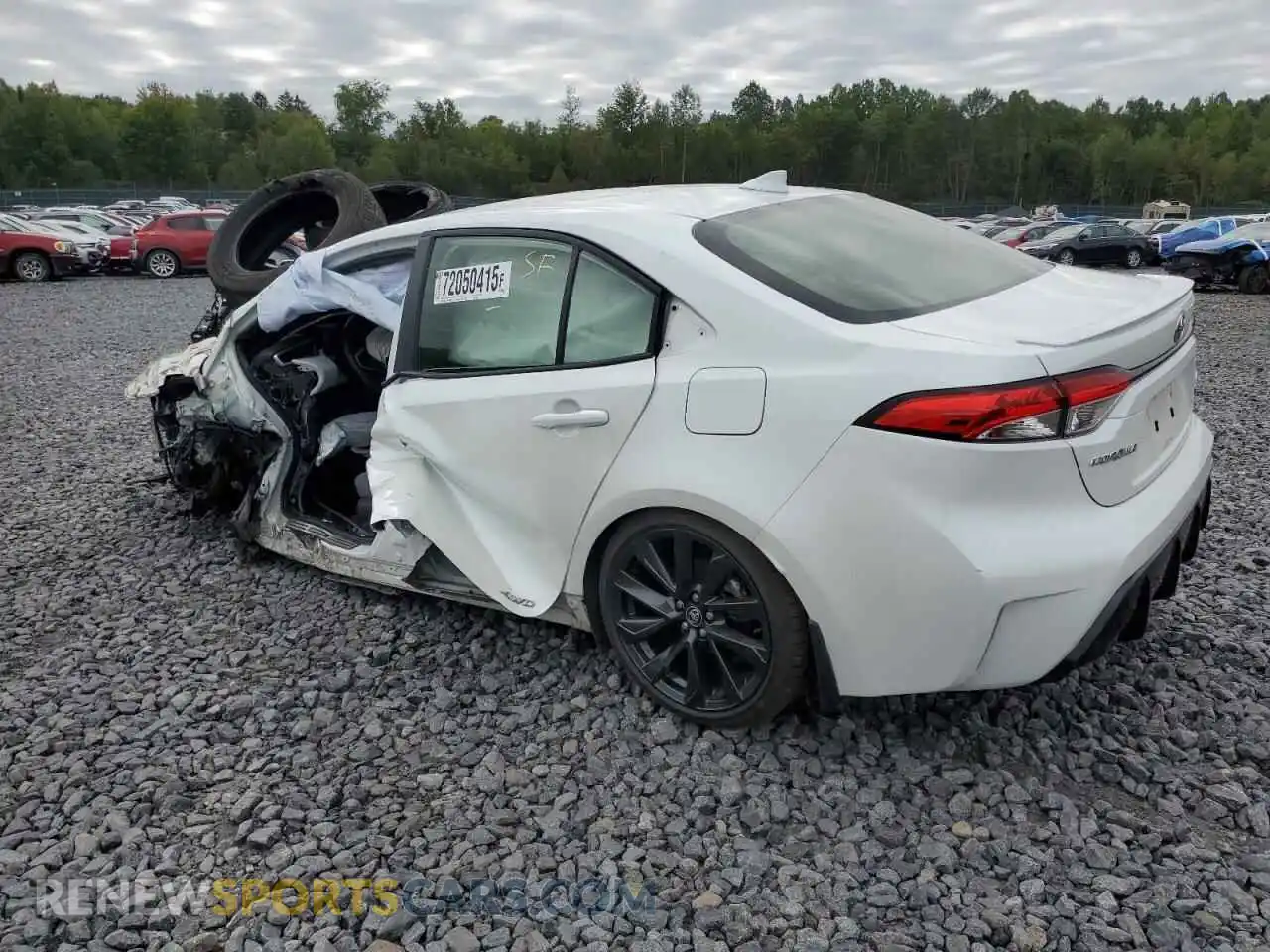 2 Photograph of a damaged car JTDBDMHE1RJ010824 TOYOTA COROLLA 2024