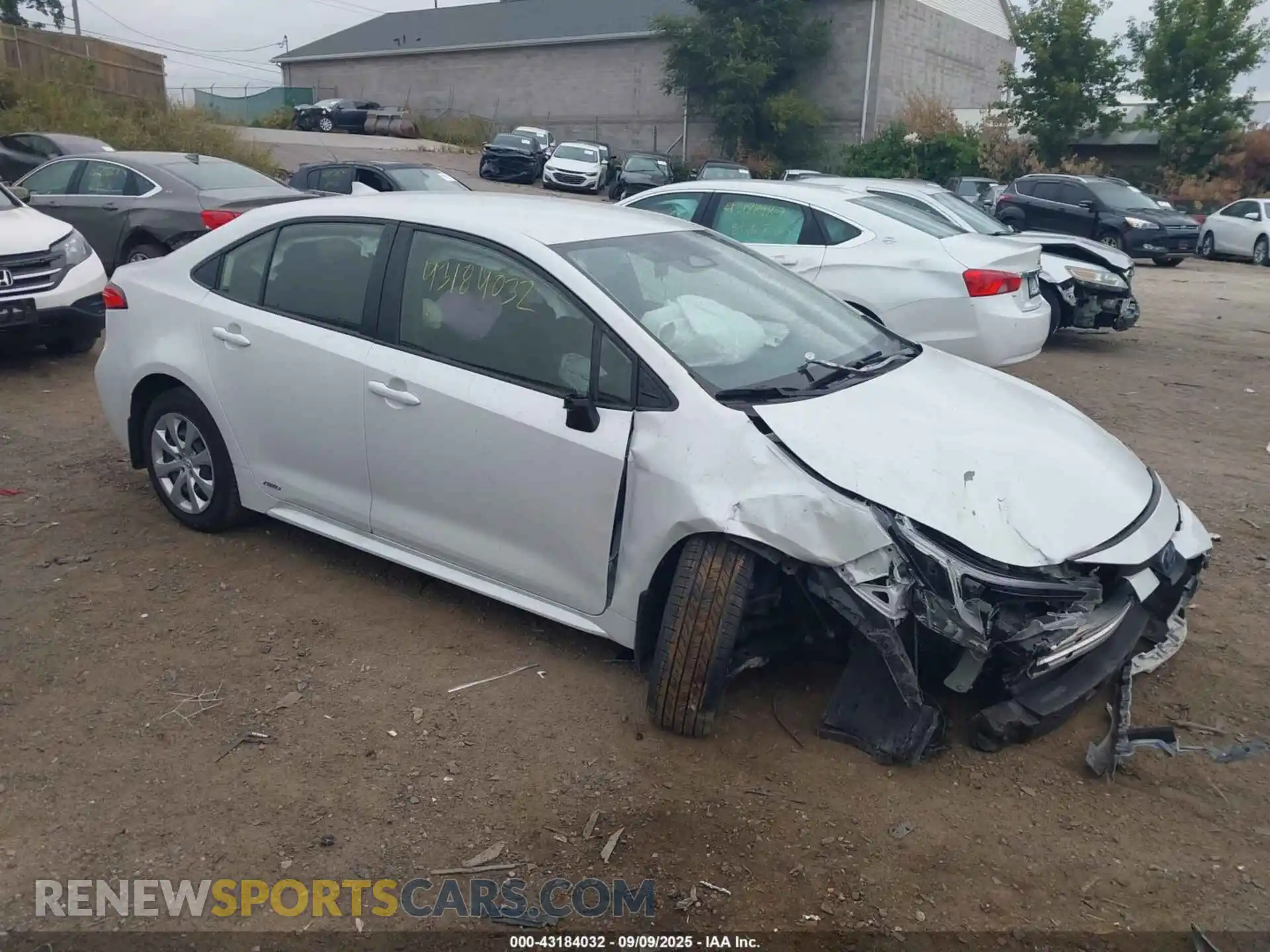 1 Photograph of a damaged car JTDBDMHE2RJ006037 TOYOTA COROLLA 2024