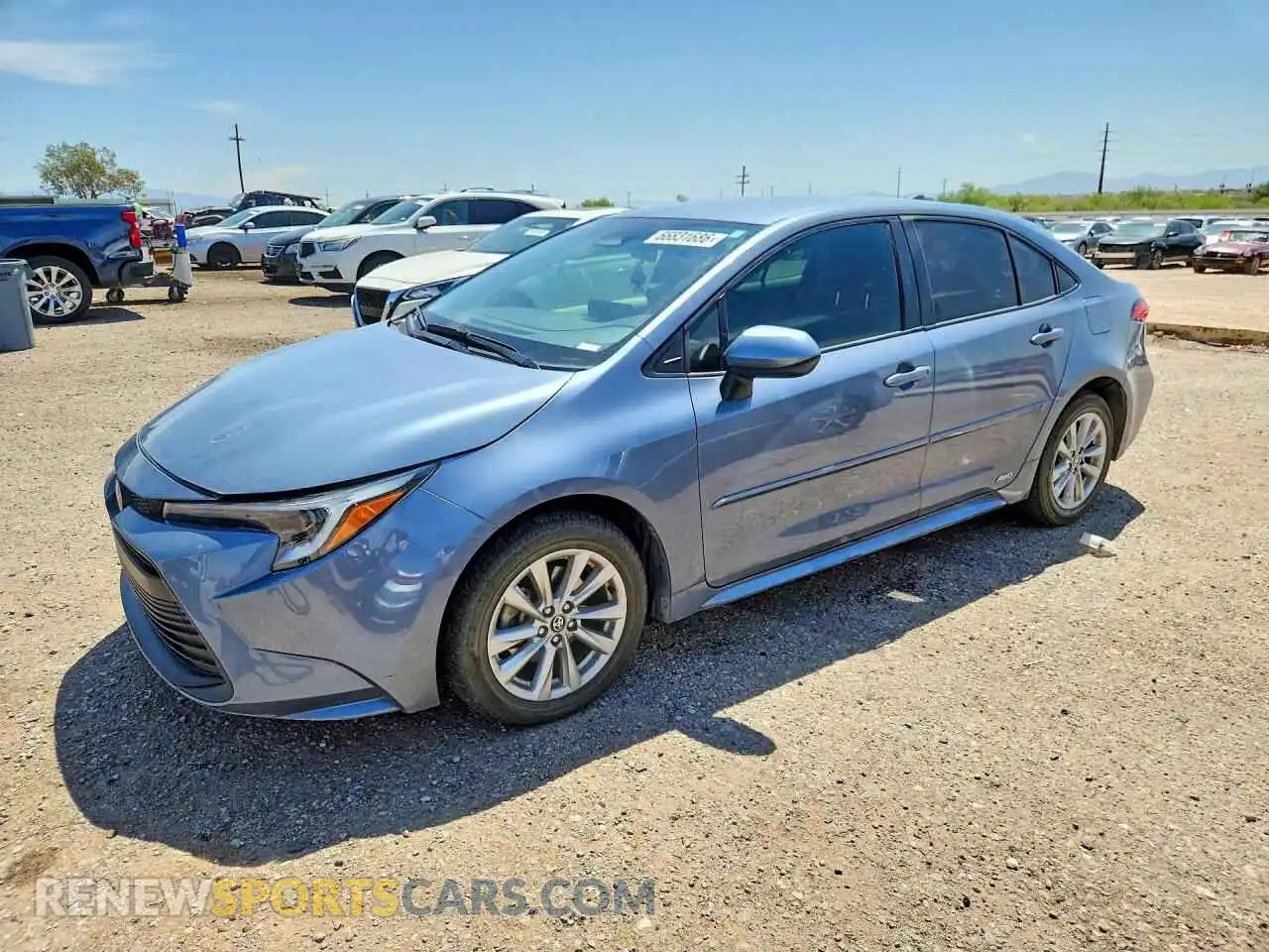 1 Photograph of a damaged car JTDBDMHE2RJ009682 TOYOTA COROLLA 2024