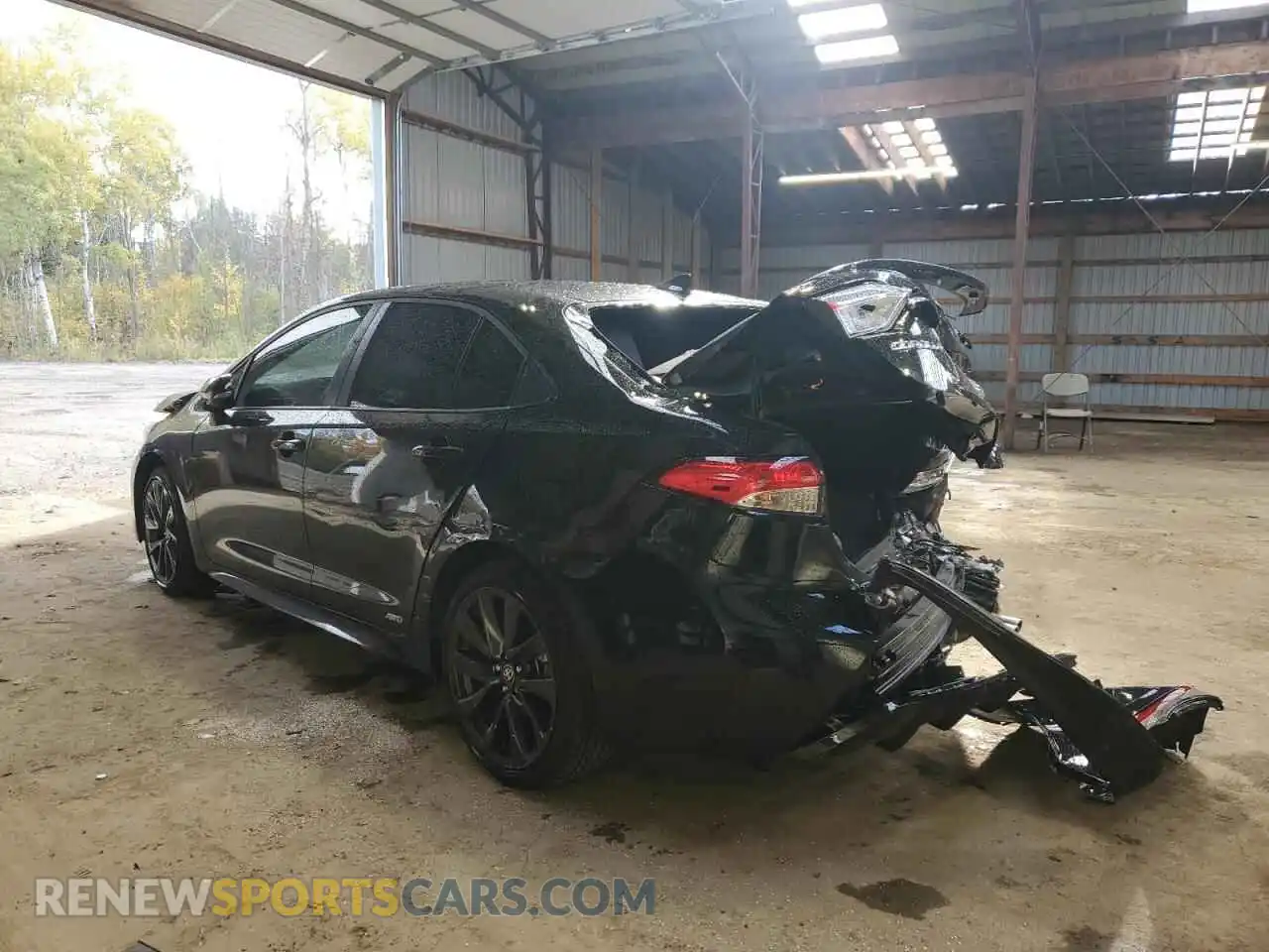2 Photograph of a damaged car JTDBDMHE3R3012451 TOYOTA COROLLA 2024