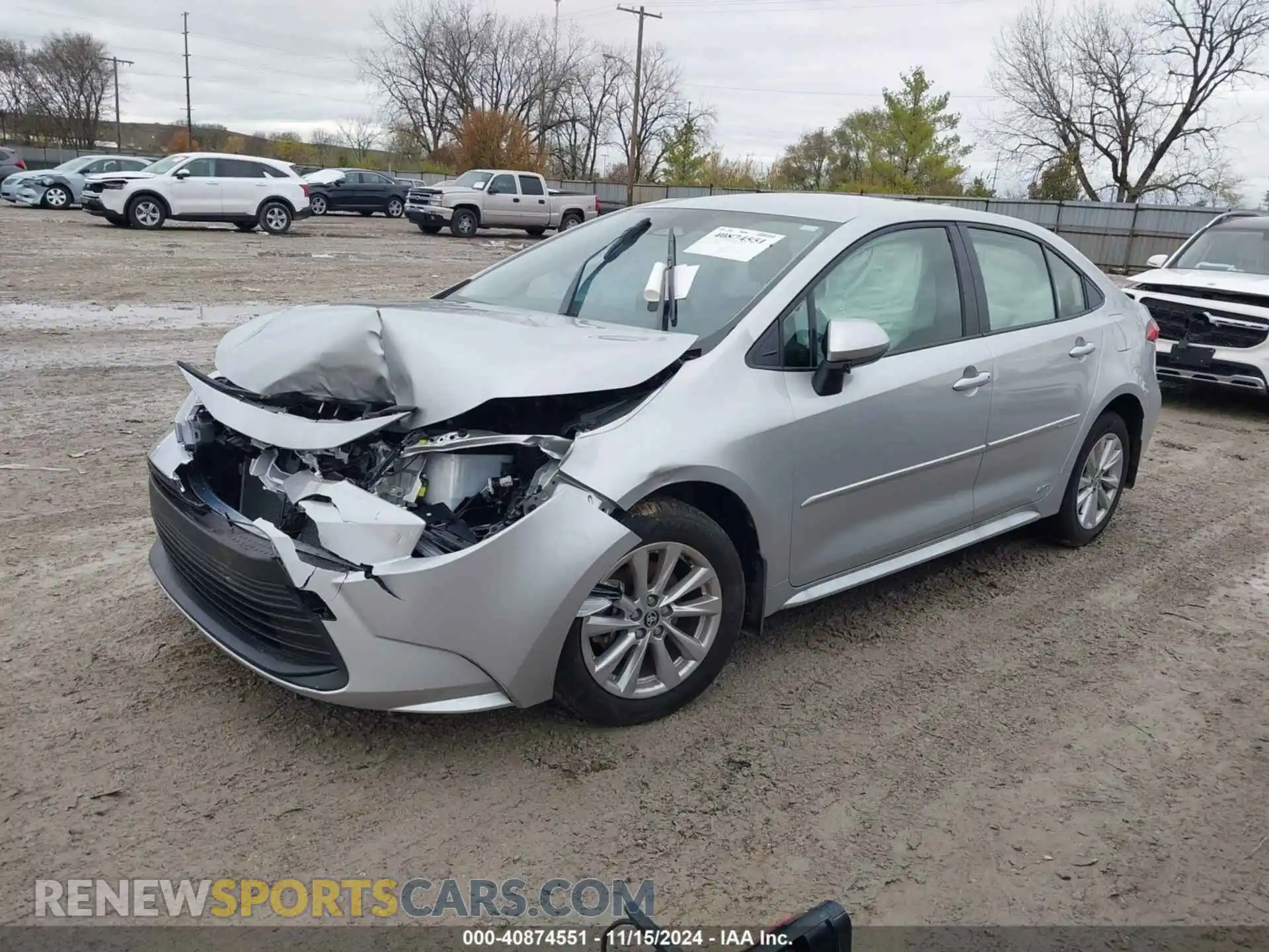 2 Photograph of a damaged car JTDBDMHE3RJ010940 TOYOTA COROLLA 2024