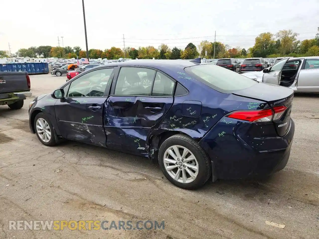 2 Photograph of a damaged car JTDBDMHE4RJ006492 TOYOTA COROLLA 2024