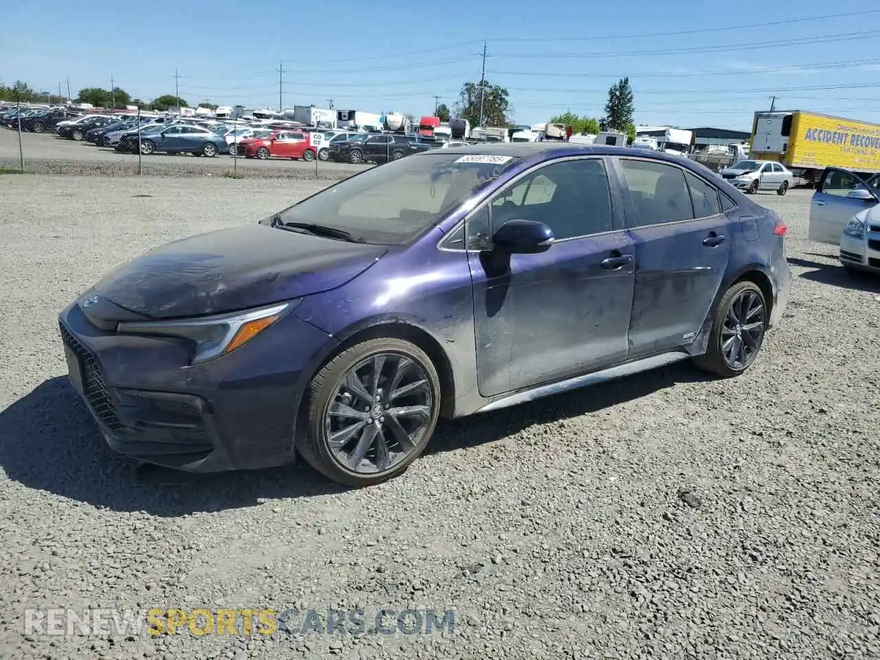 1 Photograph of a damaged car JTDBDMHE4RJ010347 TOYOTA COROLLA 2024