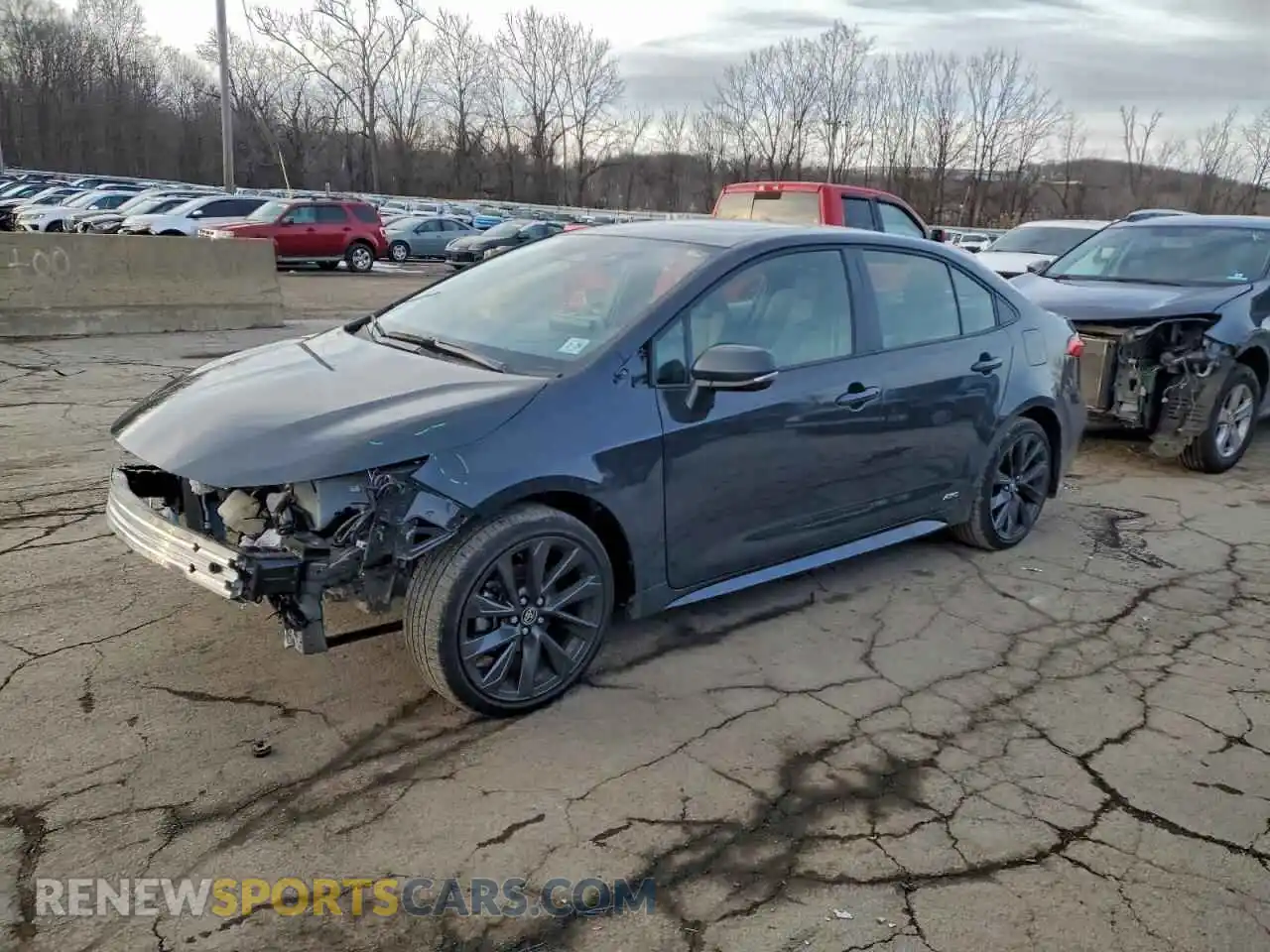 1 Photograph of a damaged car JTDBDMHE5R3010412 TOYOTA COROLLA 2024