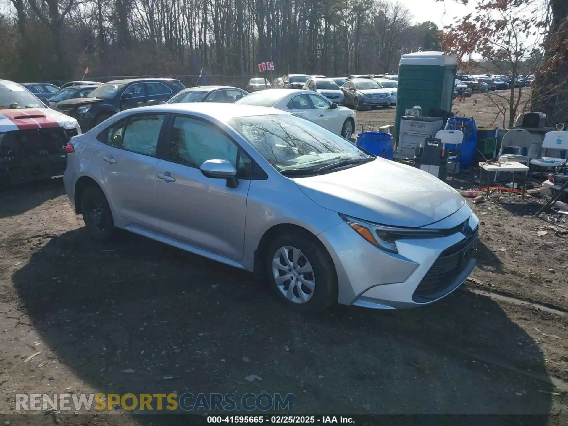 1 Photograph of a damaged car JTDBDMHE5R3016582 TOYOTA COROLLA 2024