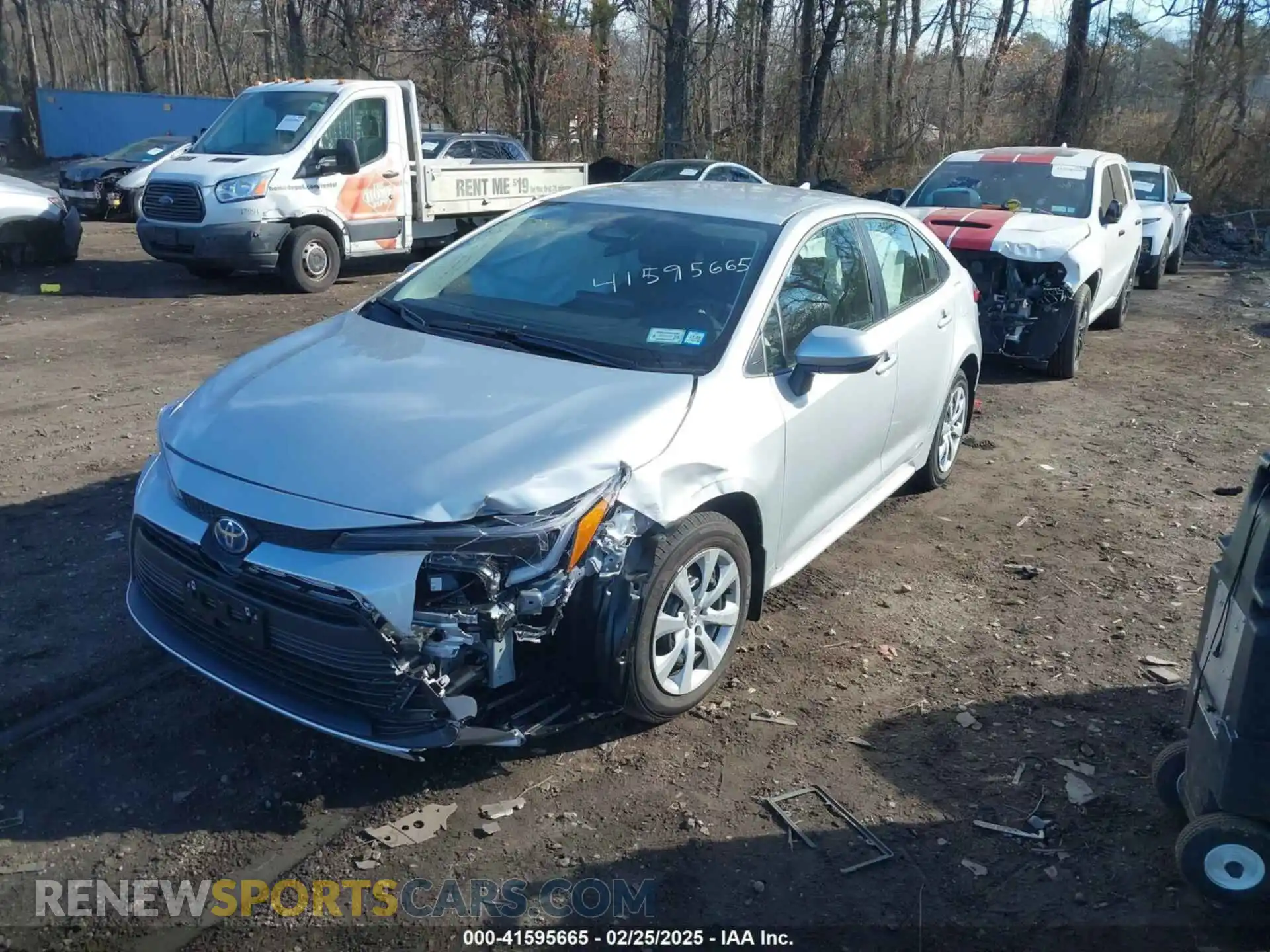 2 Photograph of a damaged car JTDBDMHE5R3016582 TOYOTA COROLLA 2024