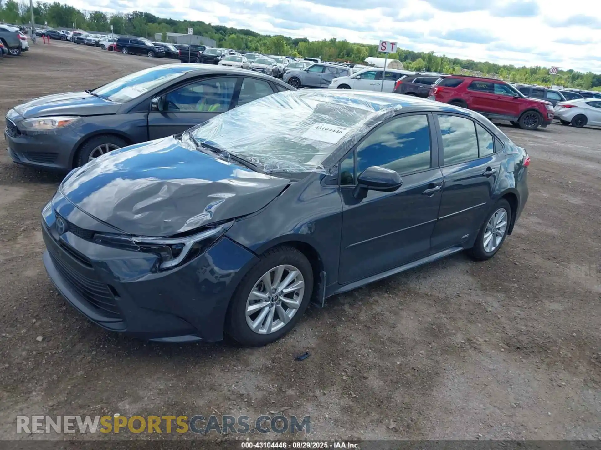 2 Photograph of a damaged car JTDBDMHE6R3009690 TOYOTA COROLLA 2024