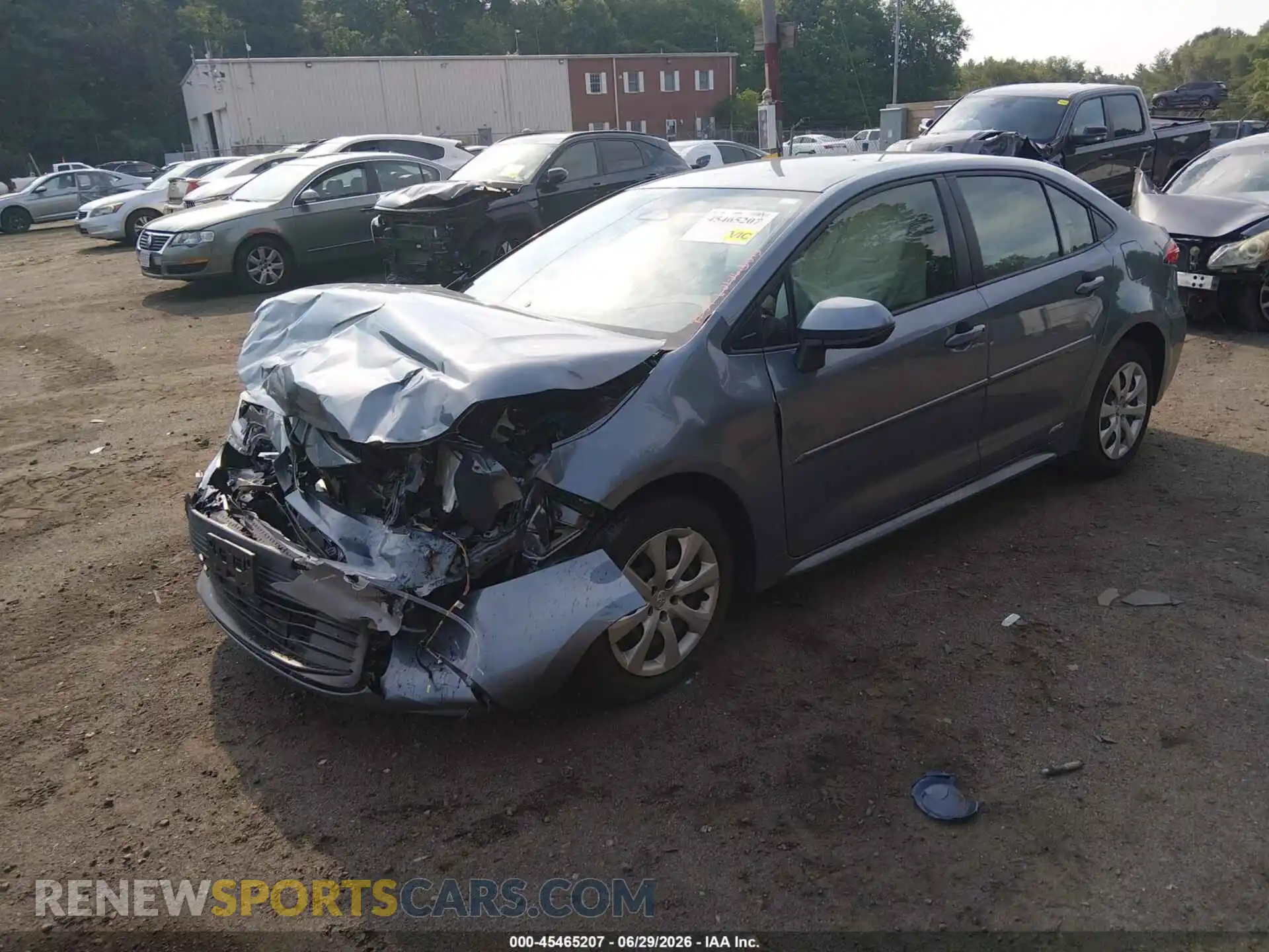 2 Photograph of a damaged car JTDBDMHE6R3011584 TOYOTA COROLLA 2024