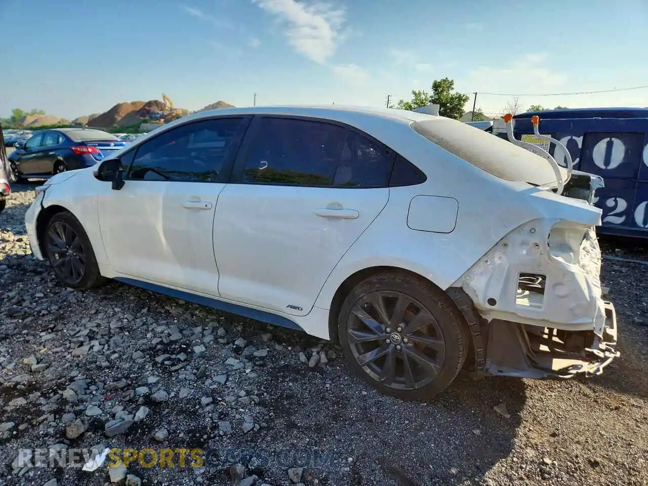 2 Photograph of a damaged car JTDBDMHE6R3014999 TOYOTA COROLLA 2024