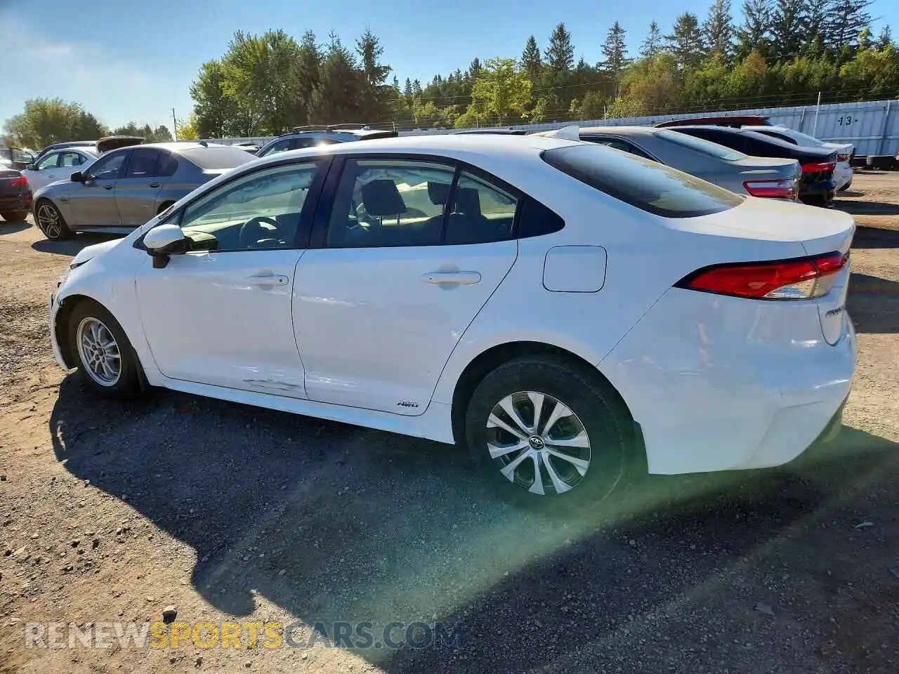 2 fotografías del automóvil dañado JTDBDMHE6R3015344 TOYOTA COROLLA 2024
