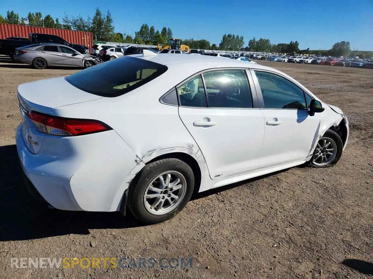 3 fotografías del automóvil dañado JTDBDMHE6R3015344 TOYOTA COROLLA 2024