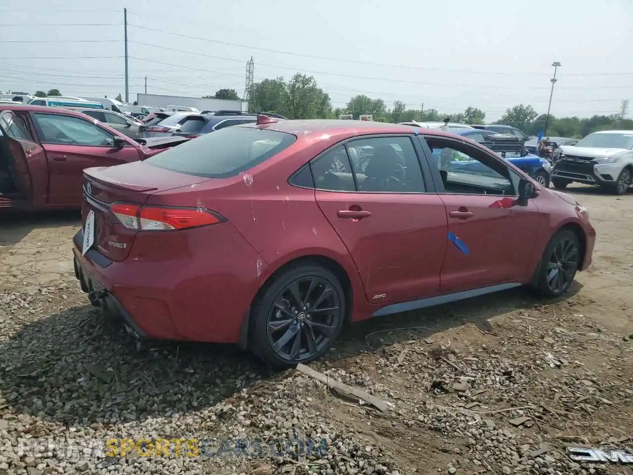3 Photograph of a damaged car JTDBDMHE6RJ008230 TOYOTA COROLLA 2024