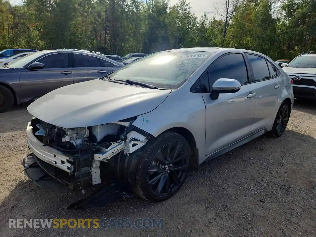 1 fotografías del automóvil dañado JTDBDMHE6RJ010964 TOYOTA COROLLA 2024