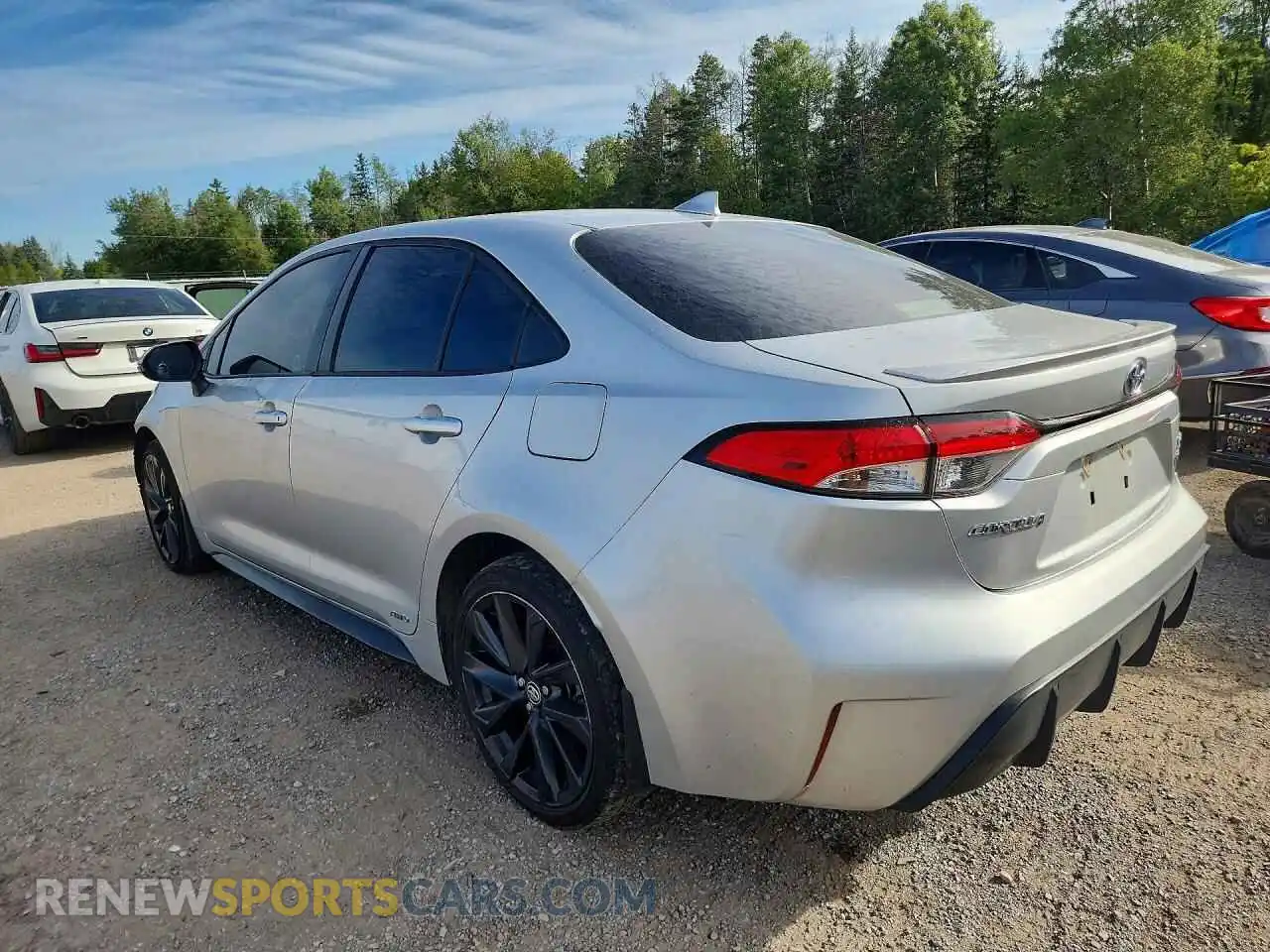2 fotografías del automóvil dañado JTDBDMHE6RJ010964 TOYOTA COROLLA 2024
