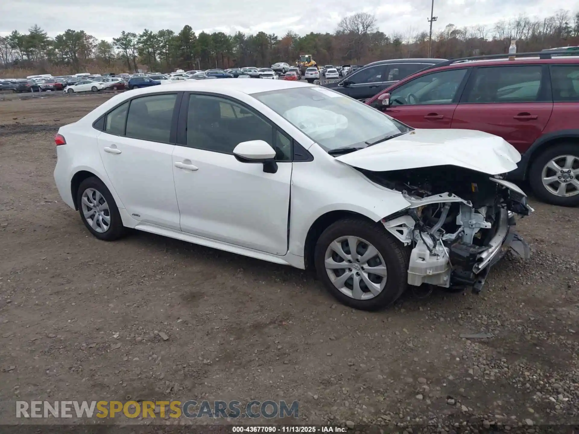1 Photograph of a damaged car JTDBDMHE7R3008189 TOYOTA COROLLA 2024
